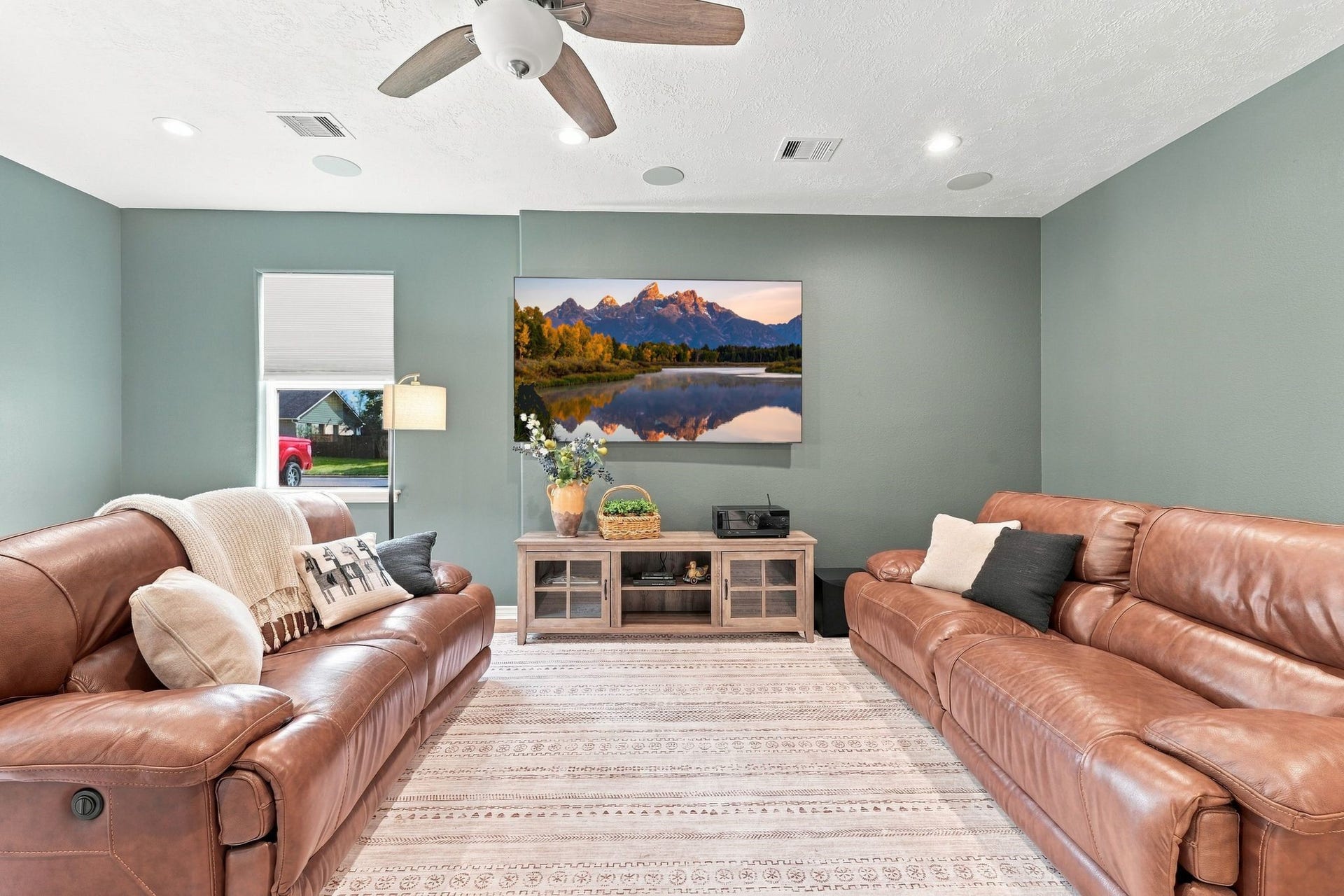 156 April Waters Drive W, Conroe, TX 77356 This is the third bedroom that can aso be used as a media room. Plenty of space to use for both!