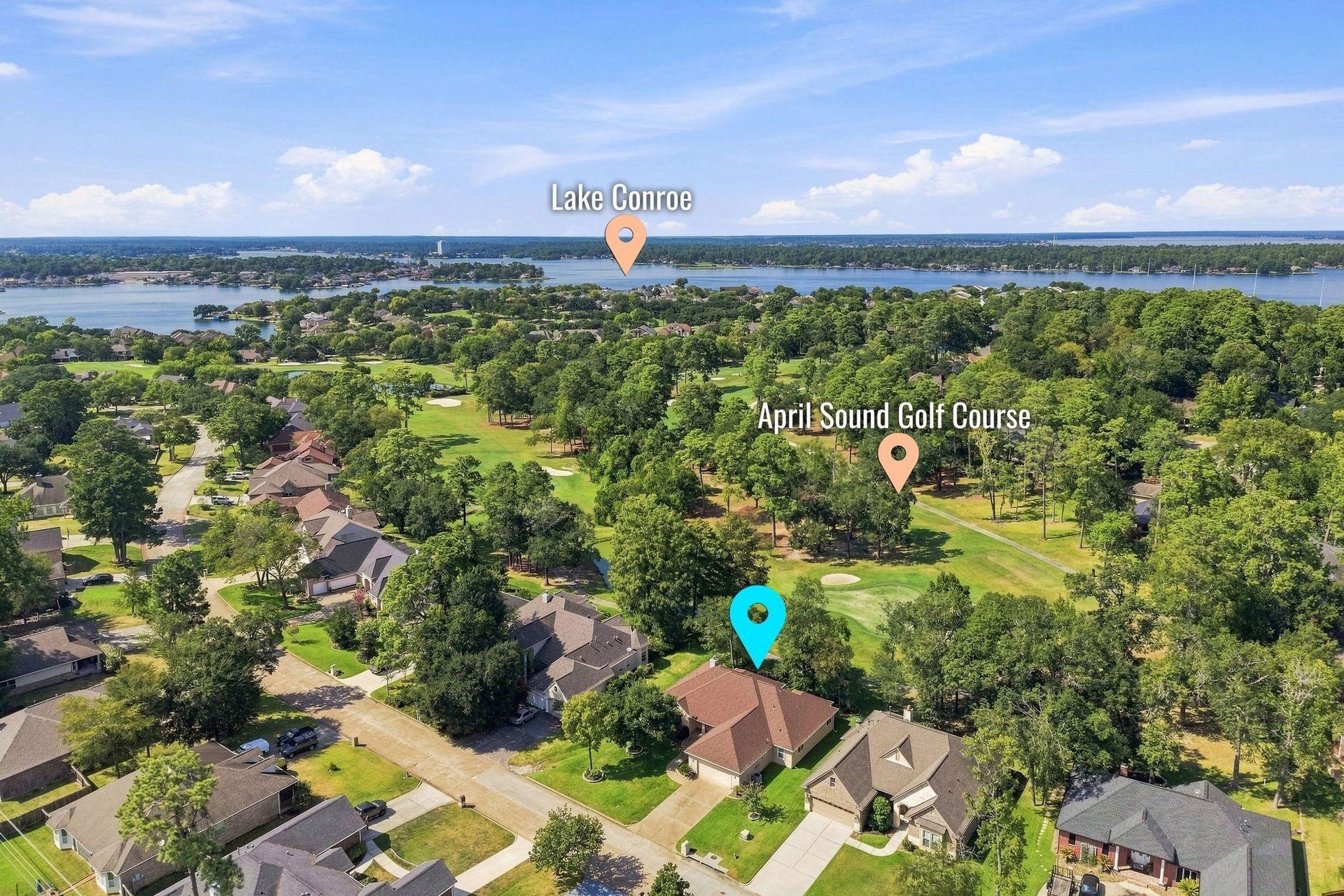 156 April Waters Drive W, Conroe, TX 77356 Great location!