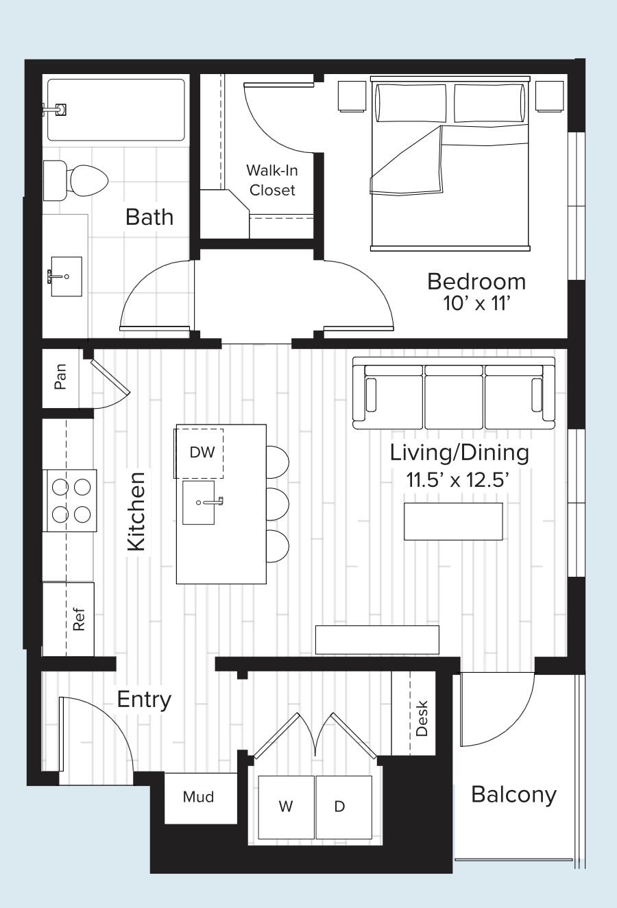 170 Malone Street, #3402, Houston, TX 77007 Thoughtfully designed space.