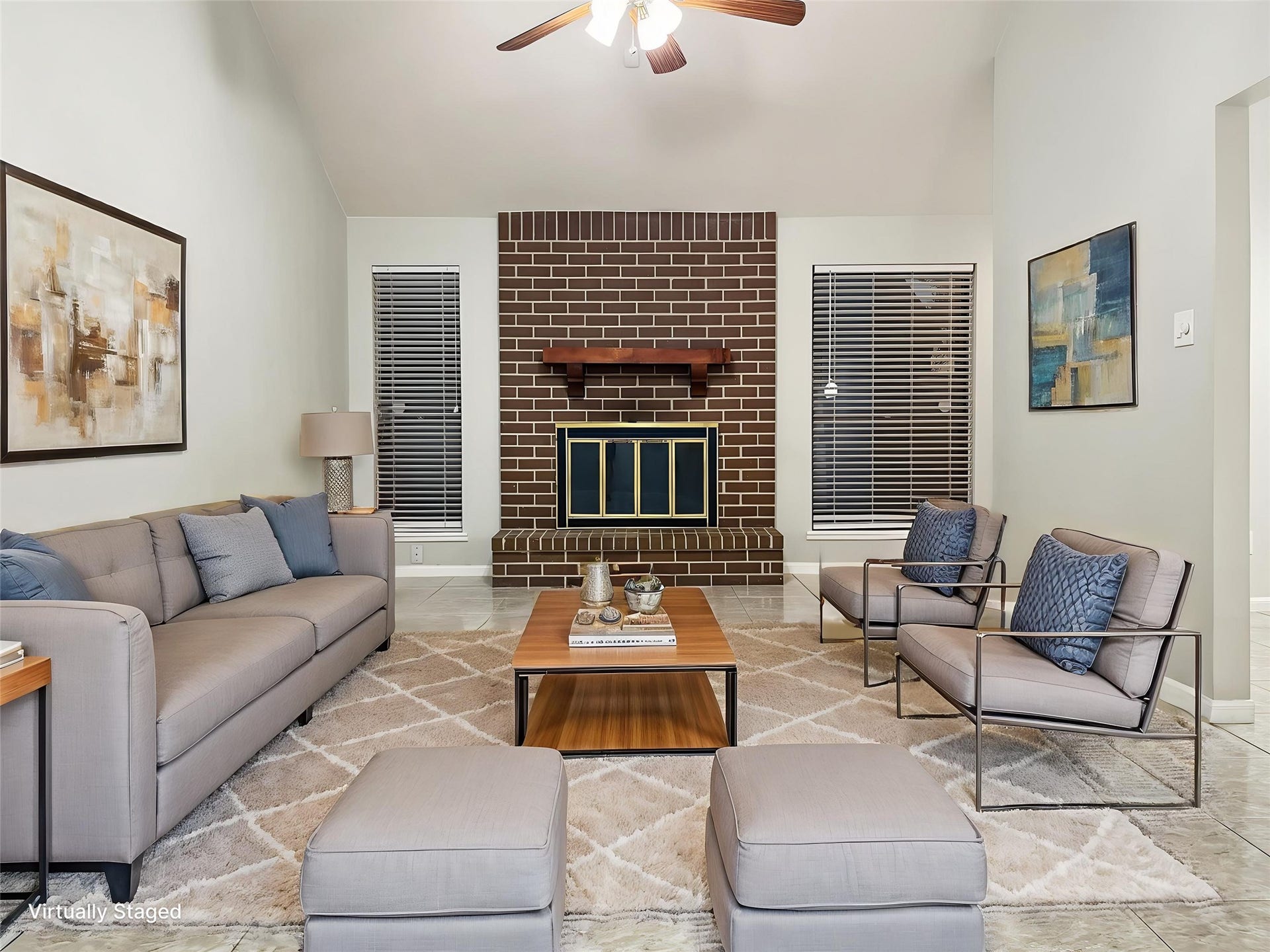13768 Hollowgreen Drive, #510, Houston, TX 77082 This is a living room virtual staged.