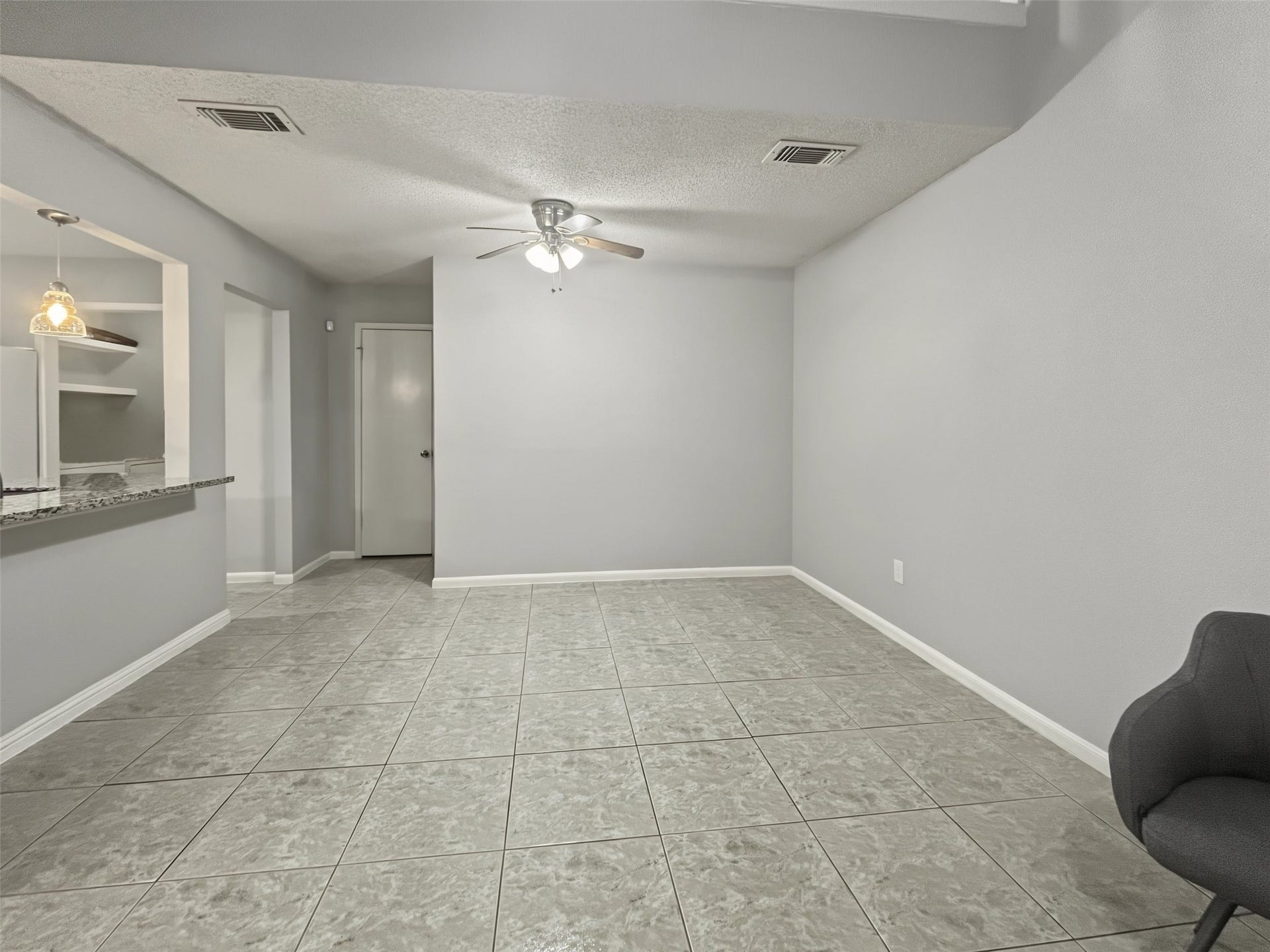13768 Hollowgreen Drive, #510, Houston, TX 77082 Great view of the open kitchen to the dining and living room areas.