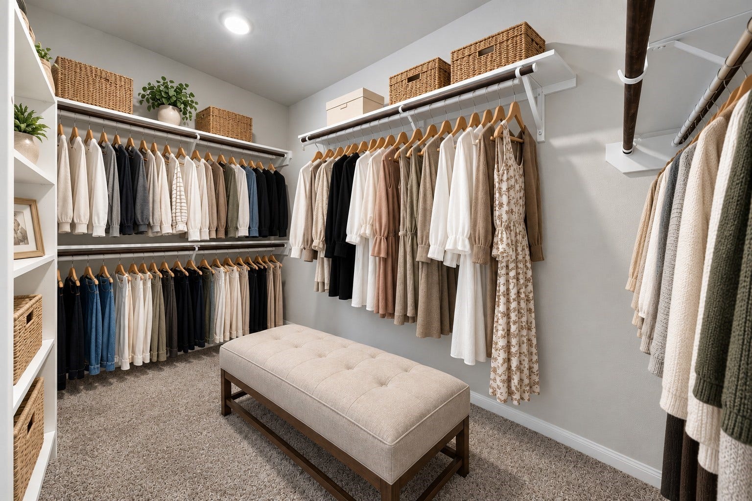 15423 Hopkins Cedar Drive, Humble, TX 77346 Supersized master closet (virtually staged)