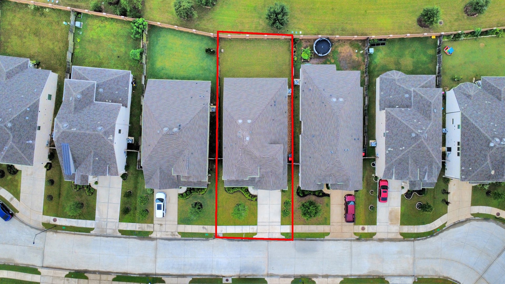 7319 Perching Hawk Trail, Katy, TX 77493 Aerial view of the lot