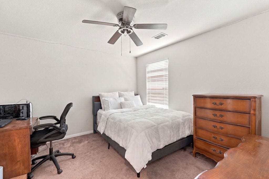 6623 Blimp Base Blvd, Hitchcock, TX 77563 Fourth bedroom upstairs (virtually staged).