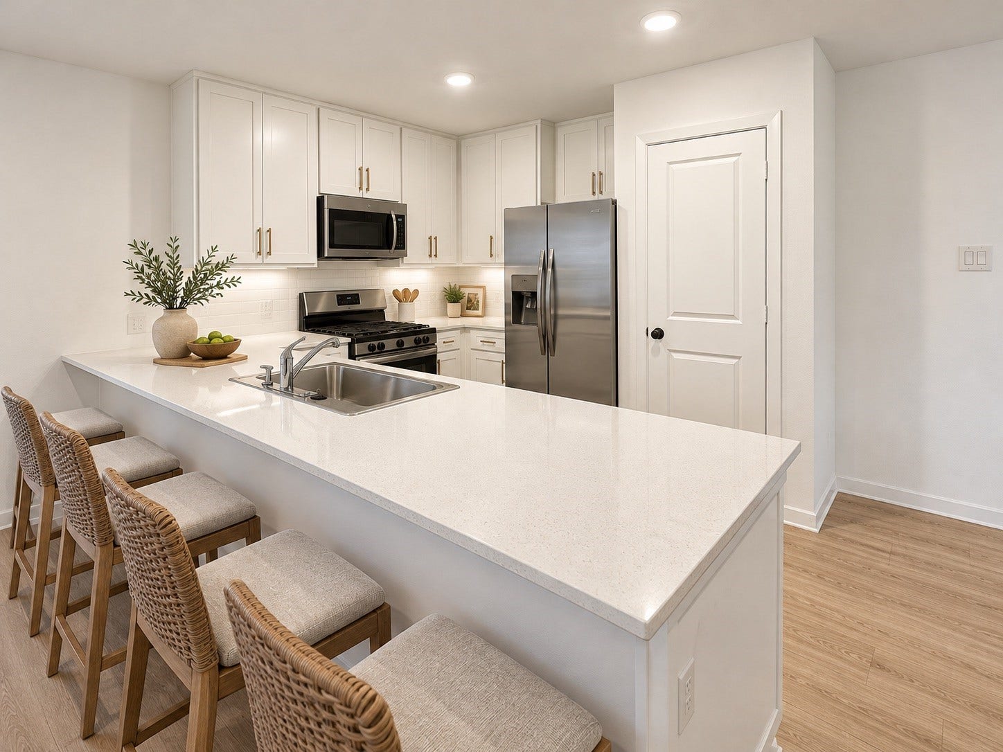 Virtually Staged Kitchen
