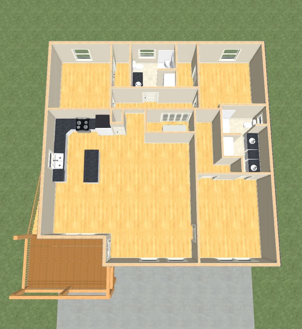 21325 Gulf Drive, Galveston, TX 77554 Plans of your beautiful flowable home's layout which features an intuitive highly functional flow that maximizes natural light and every day convience.