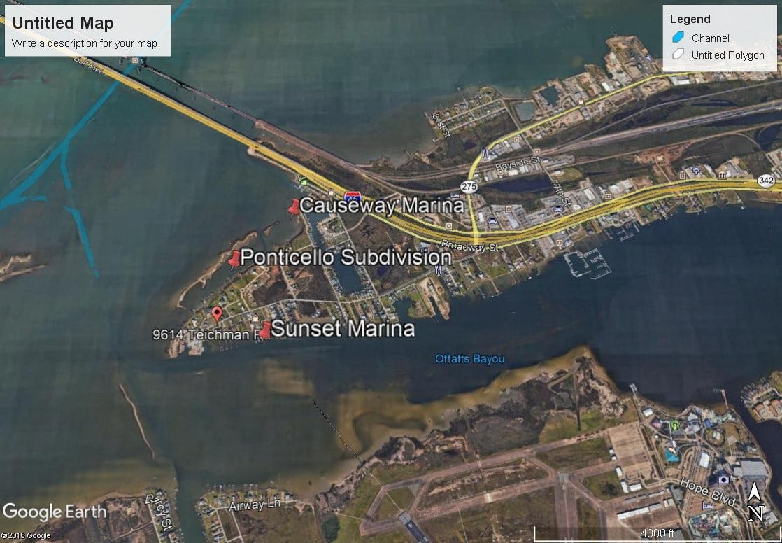 21325 Gulf Drive, Galveston, TX 77554 Centrally Located easy access to 45, boating, and fishing in your back yard.