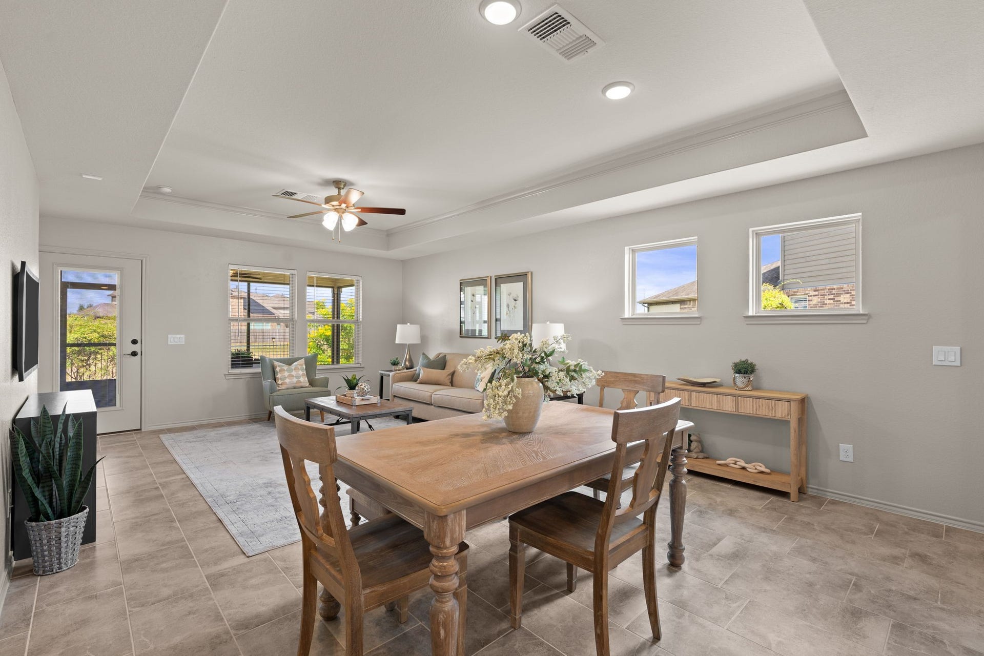 Look at all that NATURAL LIGHT! Beautiful transom windows invite sunshine to pour in, enhancing the open, airy feel of this charming Noir Coast!