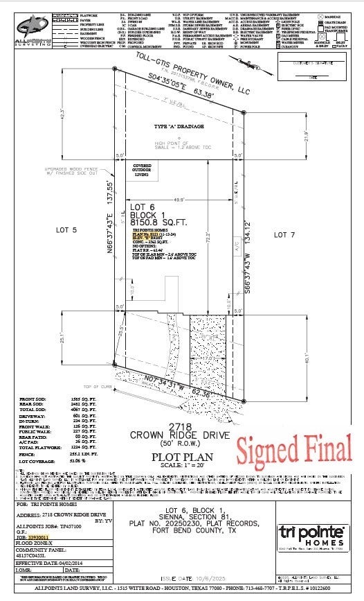 2718 Crown Ridge Drive, Missouri City, TX 77459 2718 Crown Ridge Drive, Missouri City, TX 77459