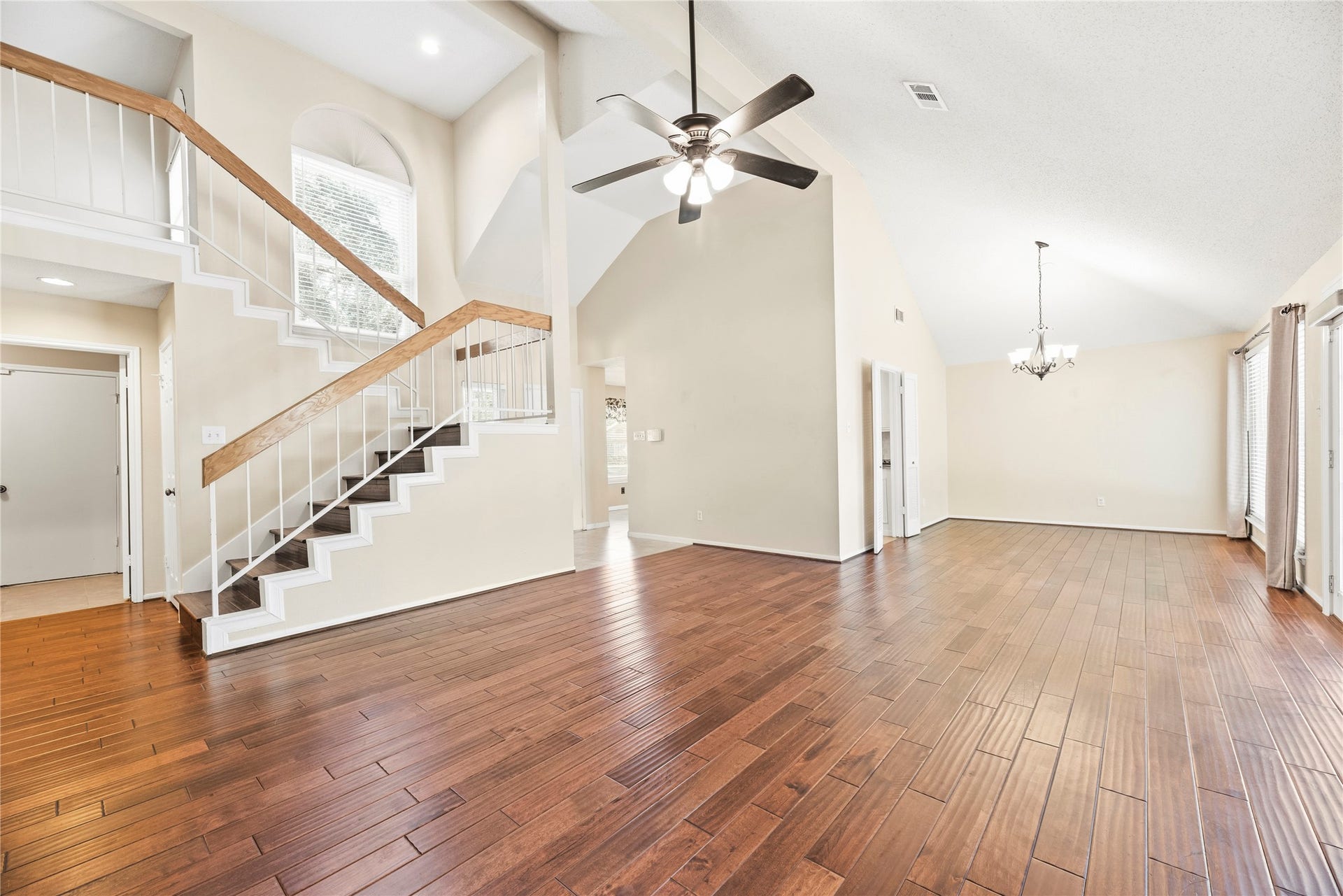 Open floor plan.