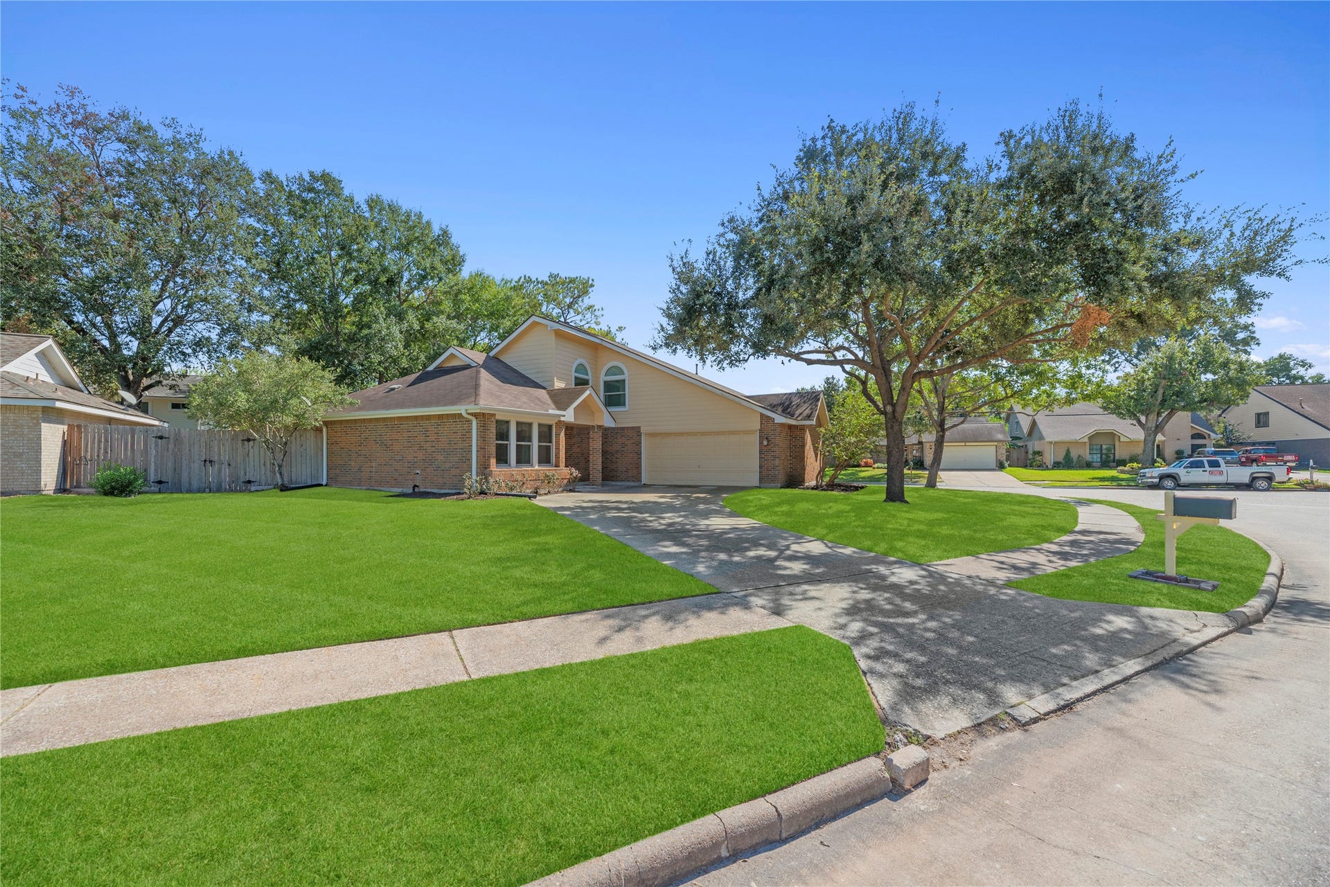 Grass has been digitally enhanced to show potential.