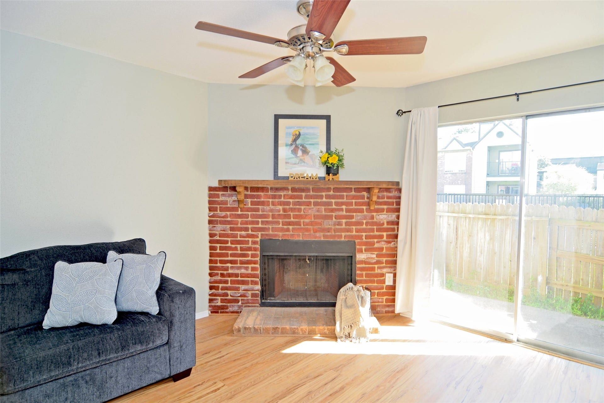 18800 Egret Bay Boulevard, #1201, Webster, TX 77058 Living room with views of the pool.