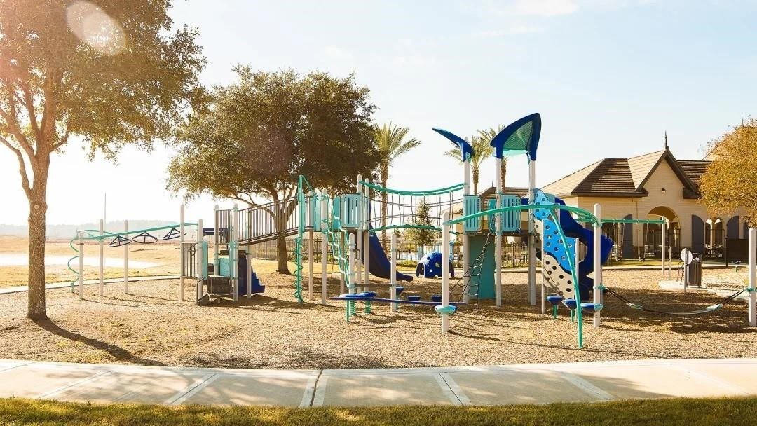 1 of 3 playgrounds that are included in the Amira neigborhood.
