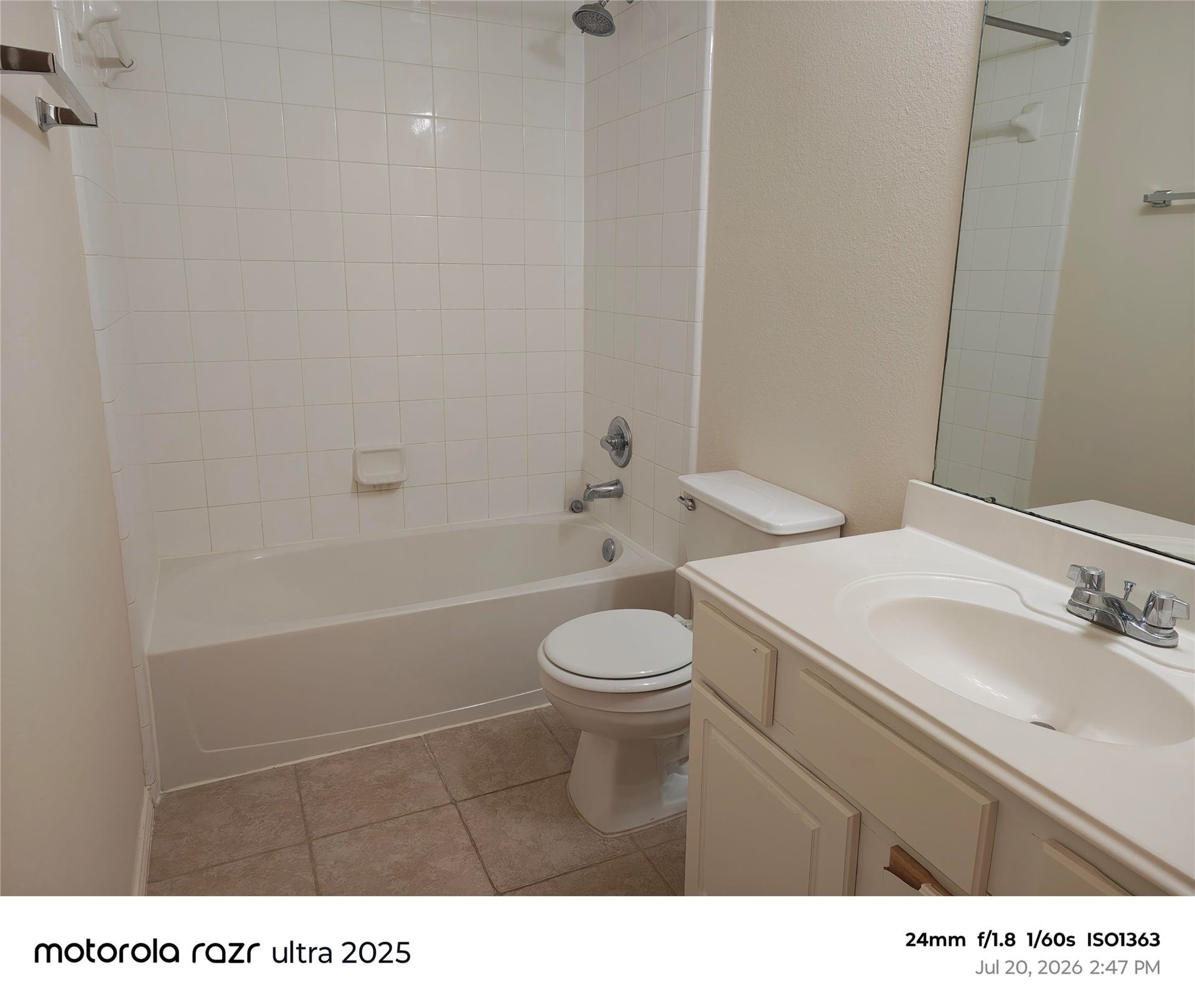 Hallway bathroom.