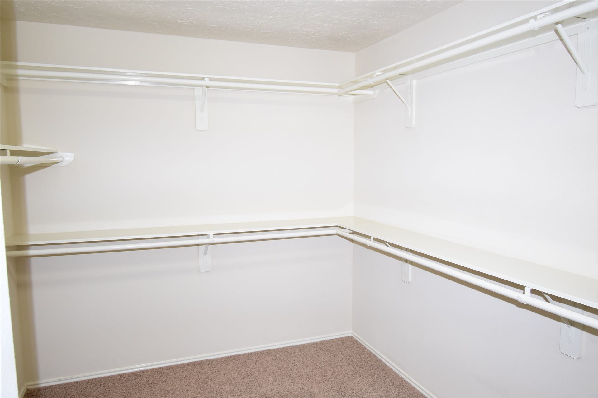 Huge walk in closet on main bedroom.