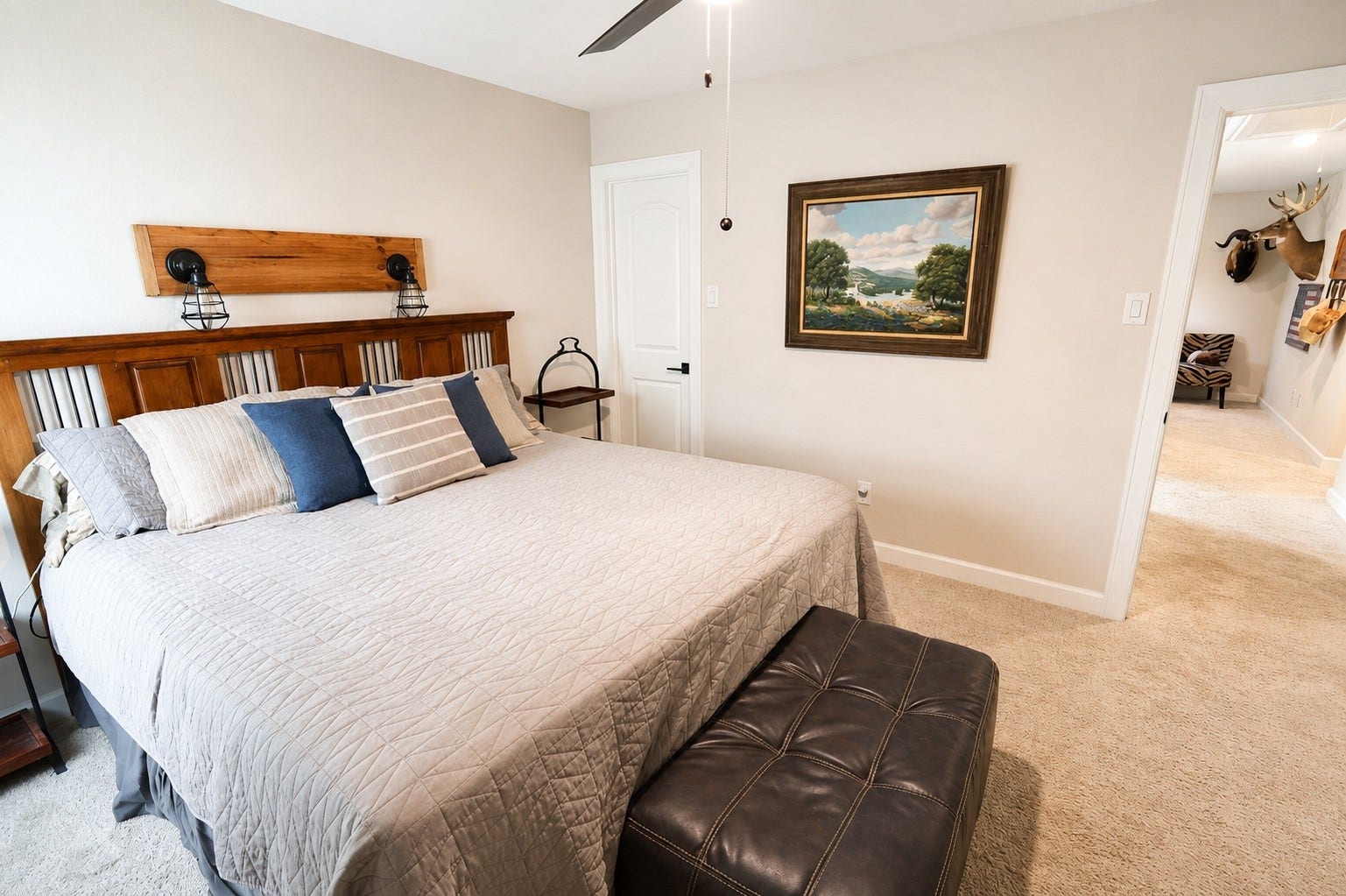 837 Dawn Redwood Court, Conroe, TX 77304 Large secondary bedroom that fits a king size bed as seen in photo.