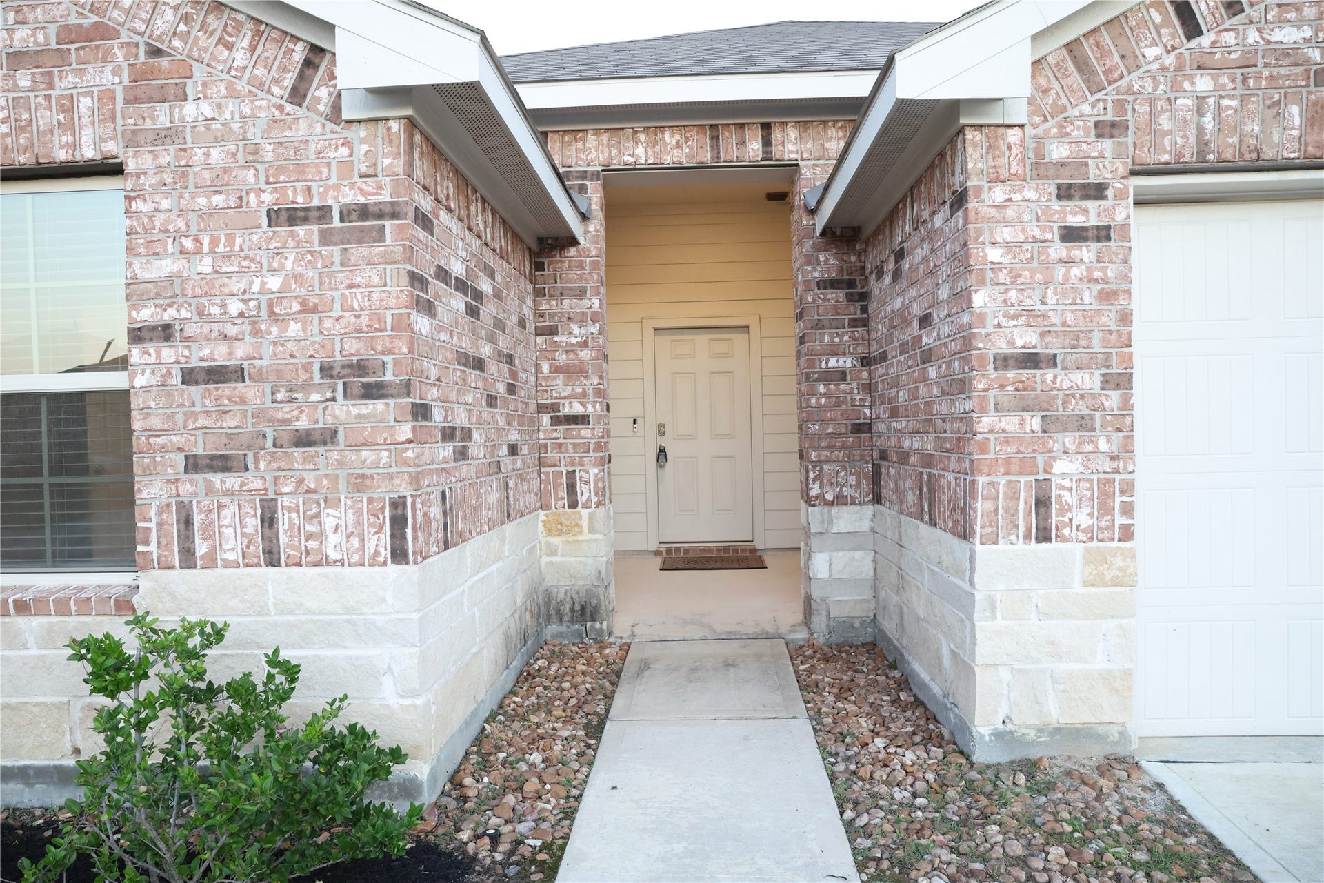 Covered front porch and entry