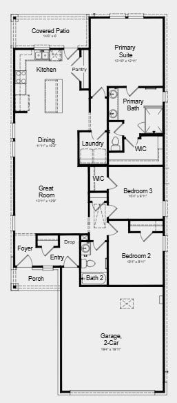 21266 Big Cypress Drive, Montgomery, TX 77356 Floor Plan