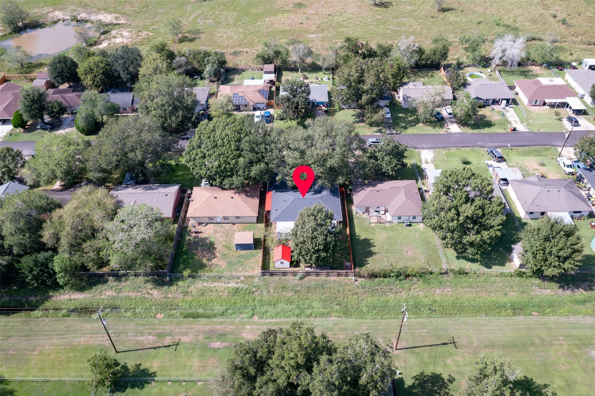 3419 Beasley Avenue, Needville, TX 77461 Aerial view