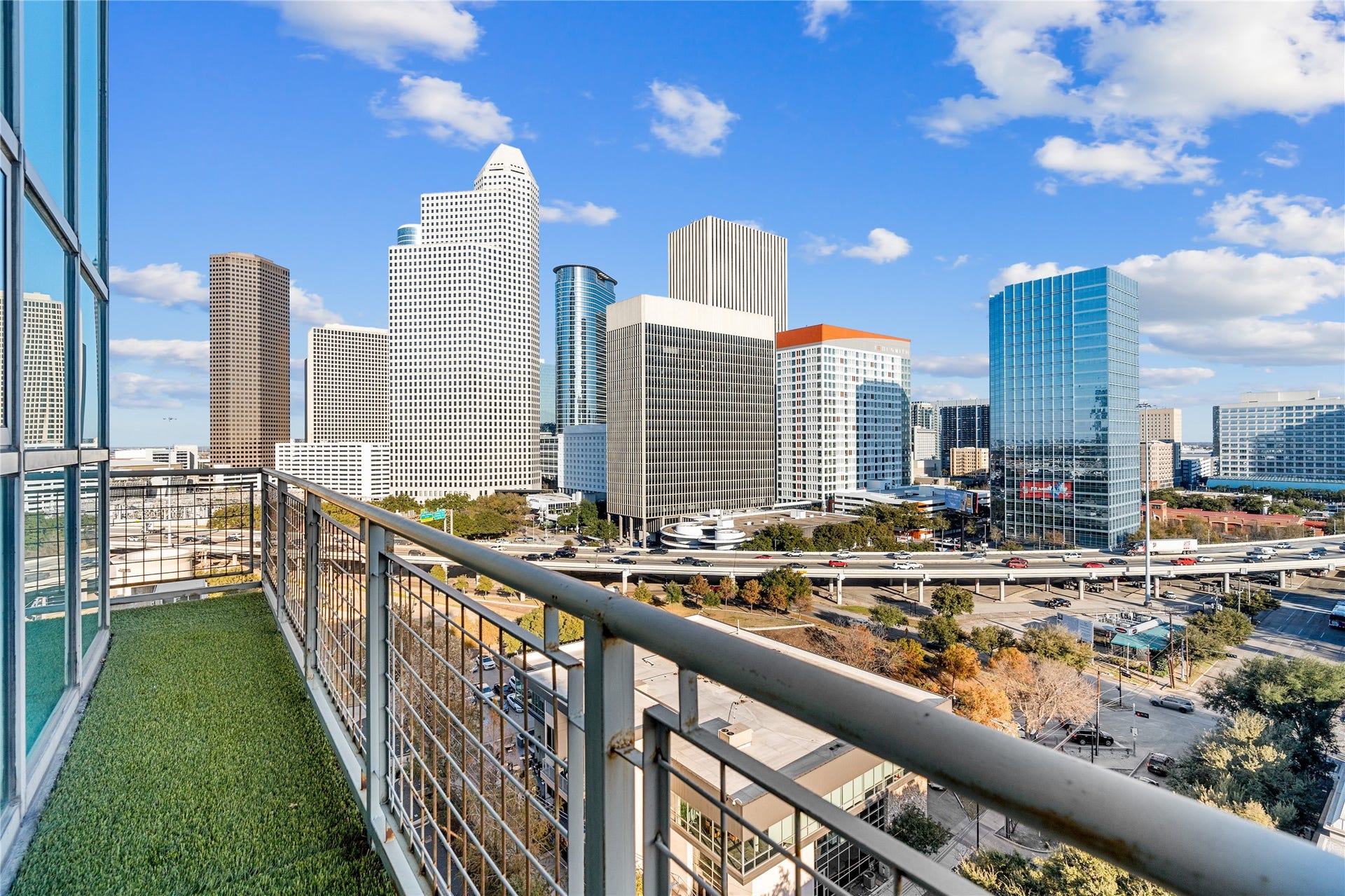 2000 Bagby St Street, #13430, Houston, TX 77002 A rare loft with a wrap around corner balcony at your leisure.