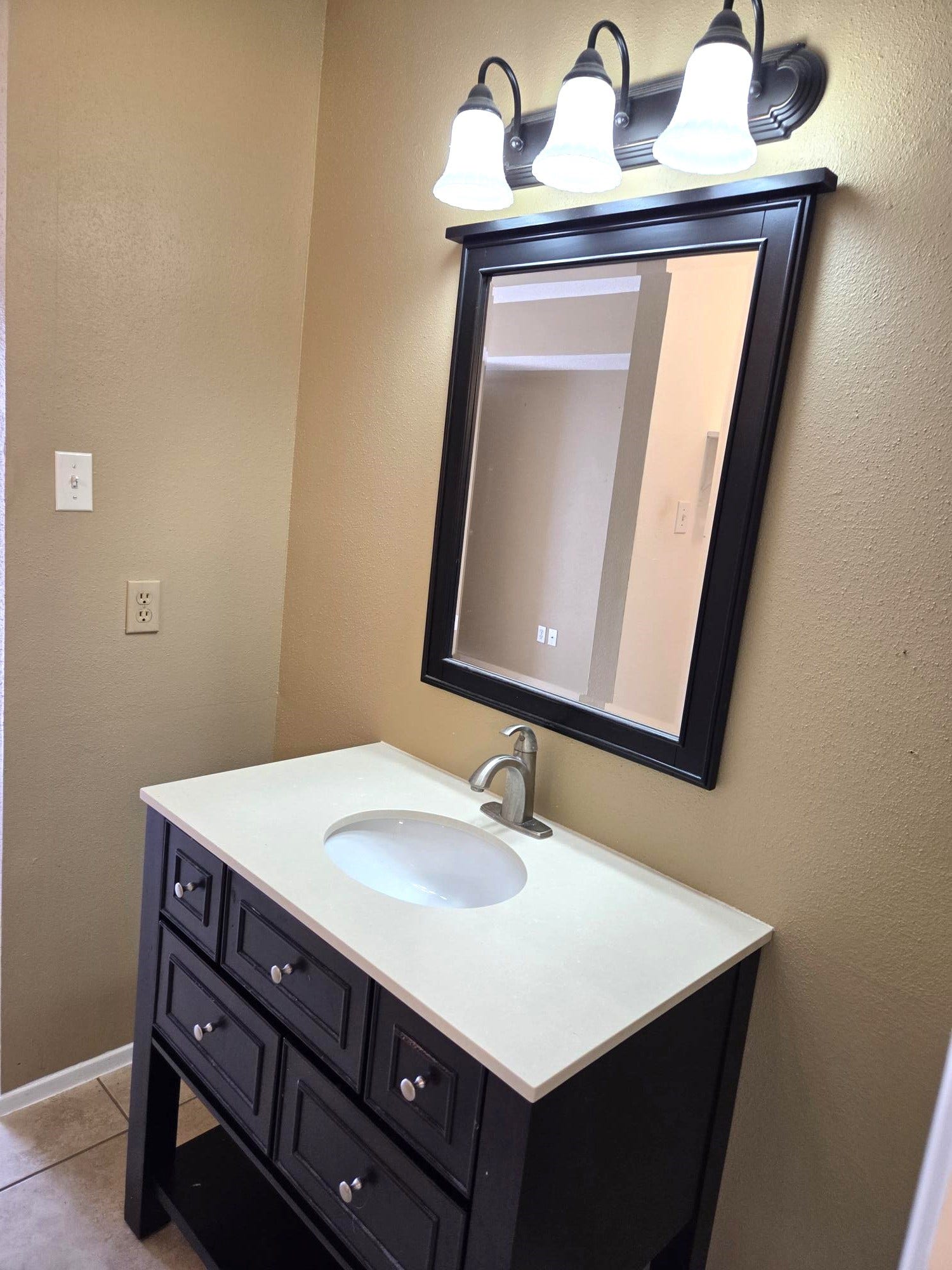 1st Floor Vanity by bedroom.