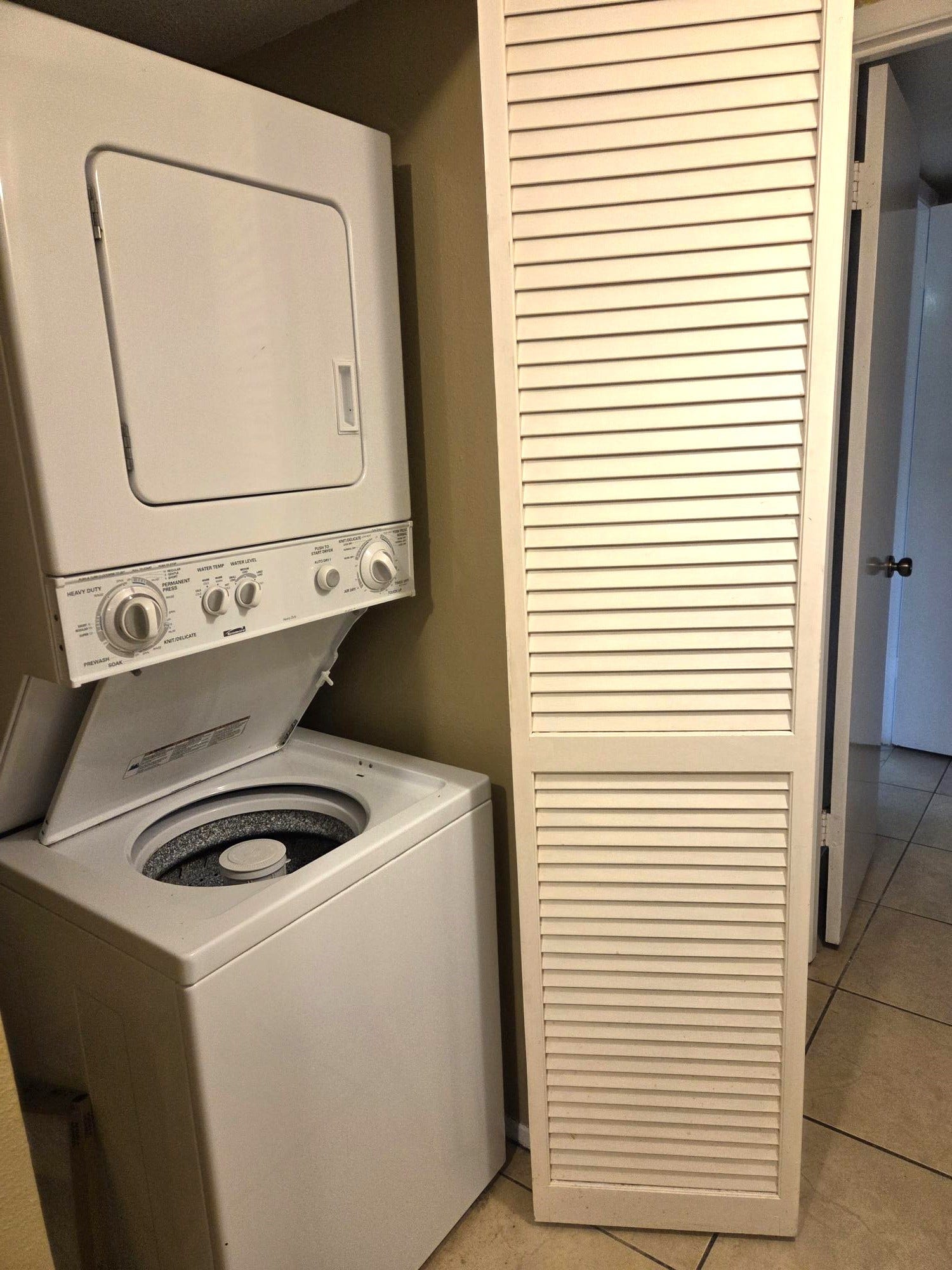 Stacked Washer & Dryer