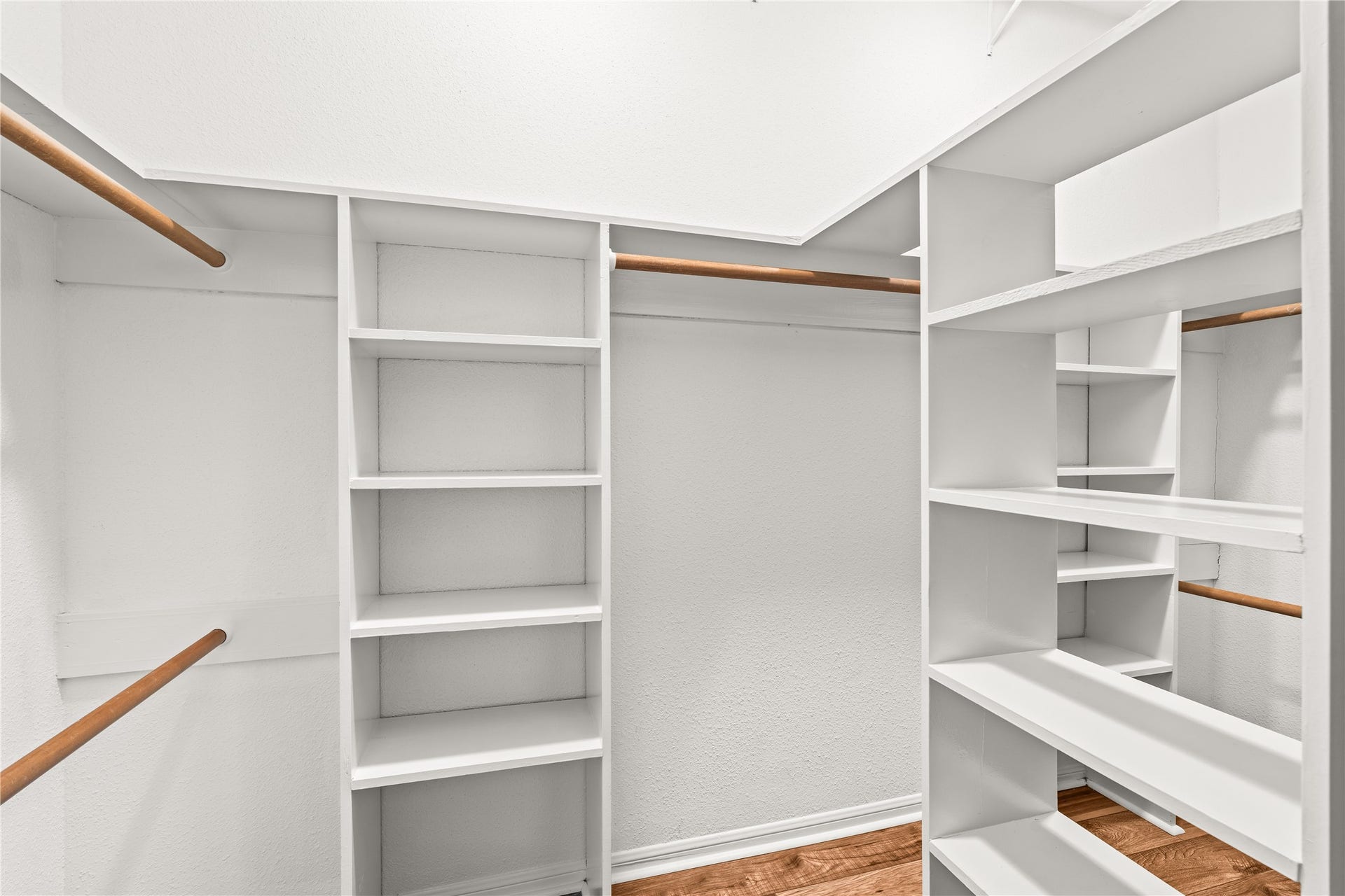 11711 Memorial Drive, #593, Houston, TX 77024 Built-in shelving, dedicated hanging space, and an organized layout make the walk-in closet as functional as it is spacious.