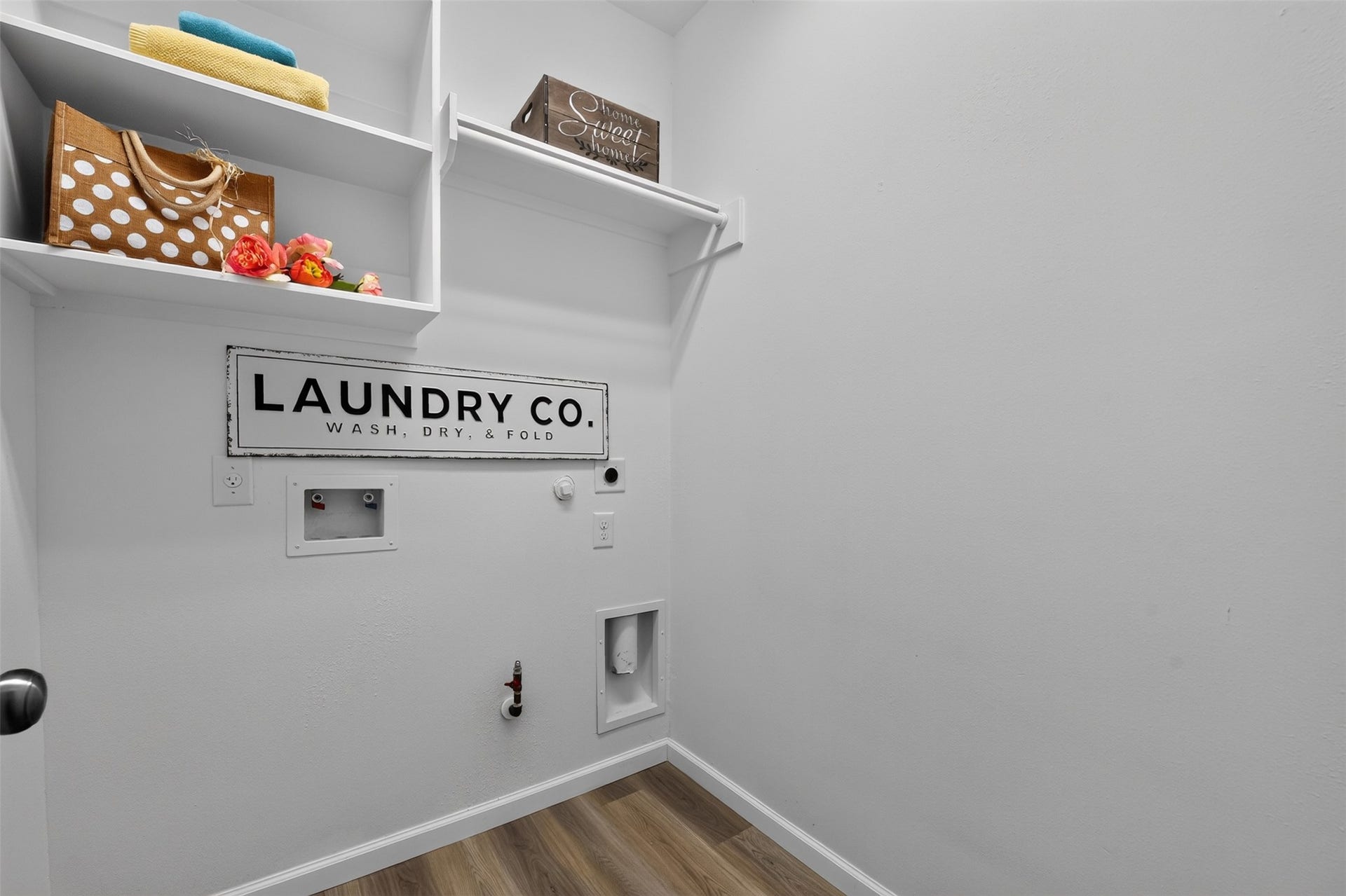 2203 Summit Pass Lane, League City, TX 77573 Utility room with built-in shelving.