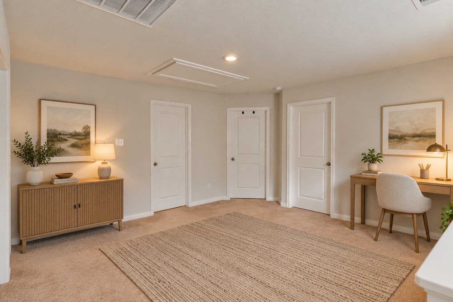 11402 Bright Sun Drive, Houston, TX 77048 Upstairs flex space - virtually staged.