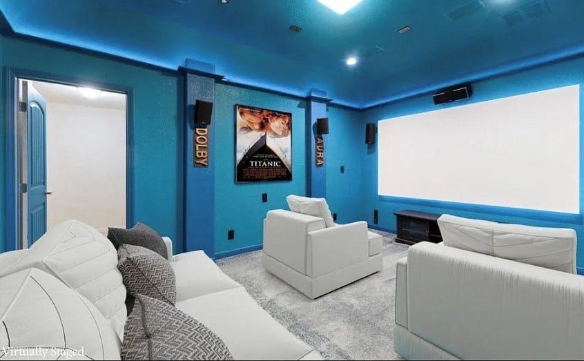 17715 Sauki Lane, Richmond, TX 77407 Mediaroom- virtually staged furniture