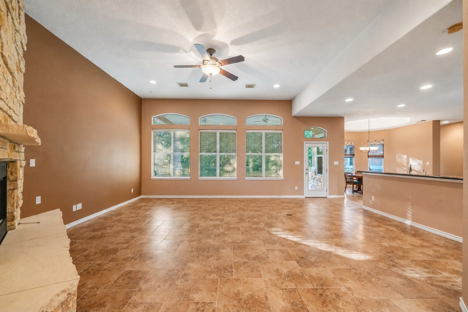 12195 N Lake Vista Drive, Willis, TX 77318 Living room