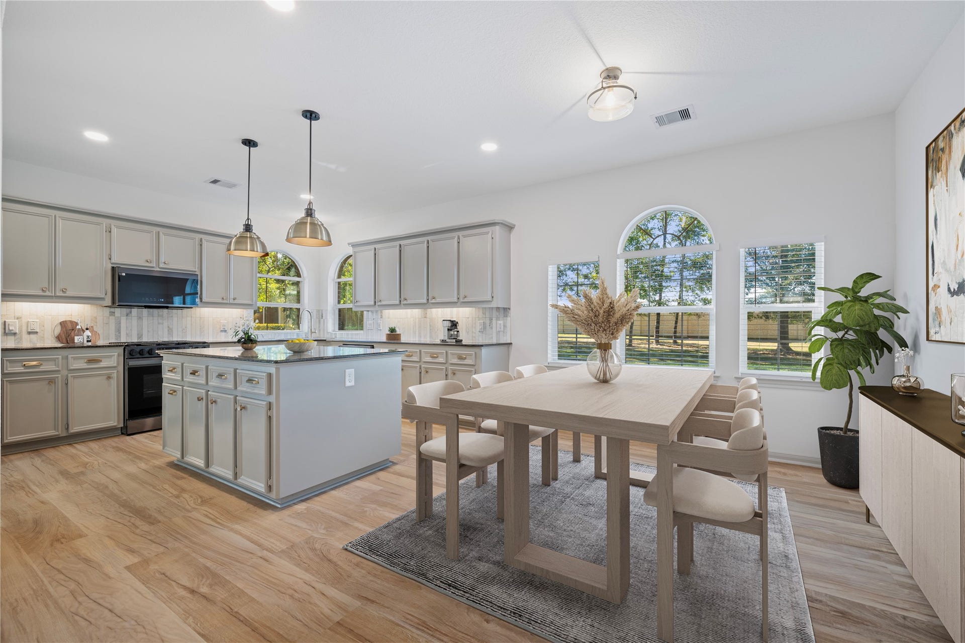 28614 Water Park Way, Spring, TX 77386 Virtually Staged kitchen.