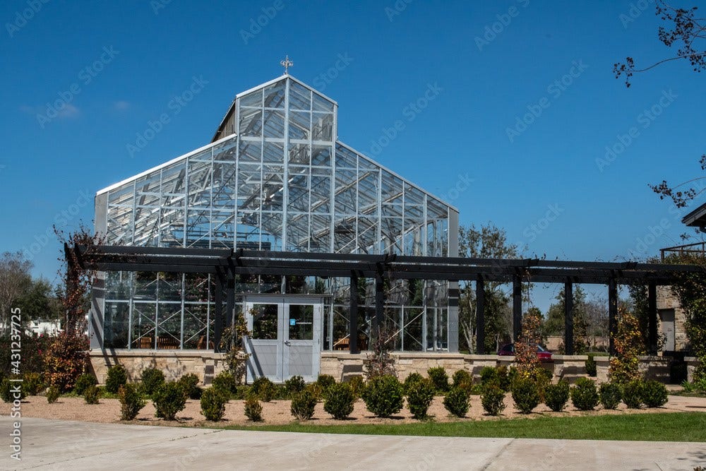 Greenhouse where lovely photos can be taken year round.