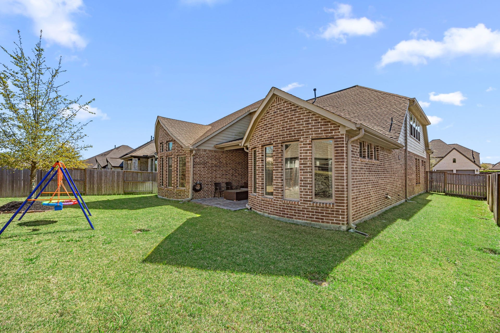 Imagine what you wish to see back here, there's plenty of space to create it!