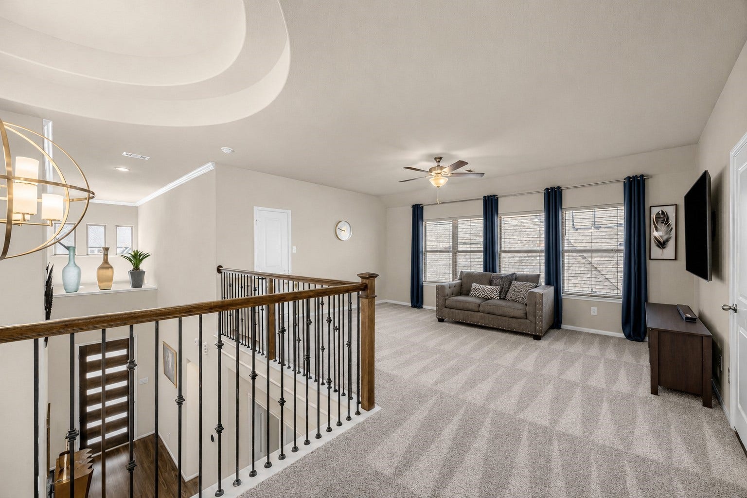 Bedroom 1 Downstairs- Spacious with floor to ceiling windows