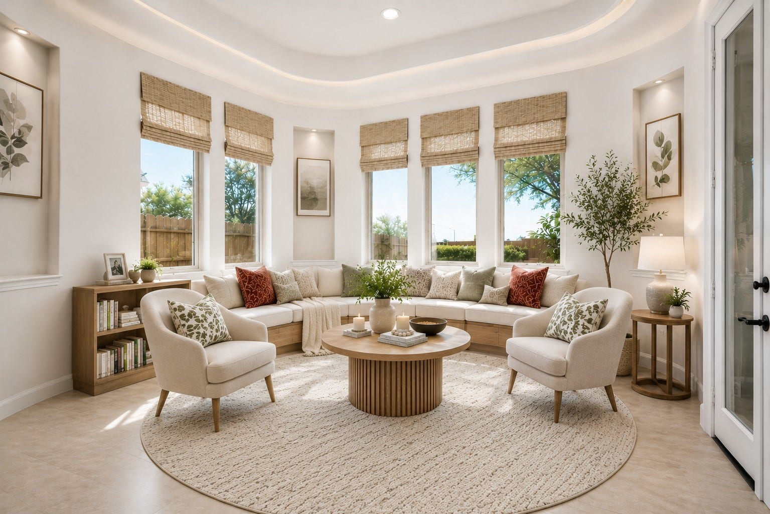 17307 Pentland Court, Richmond, TX 77407 Virtually staged breakfast nook.