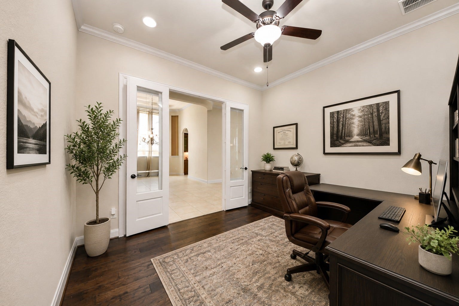 17307 Pentland Court, Richmond, TX 77407 Virtually staged office.