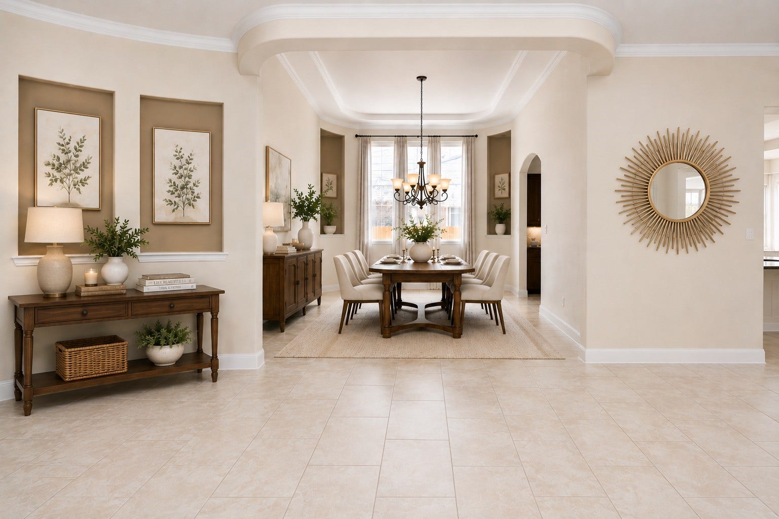 17307 Pentland Court, Richmond, TX 77407 Virtually staged dining room off foyer.