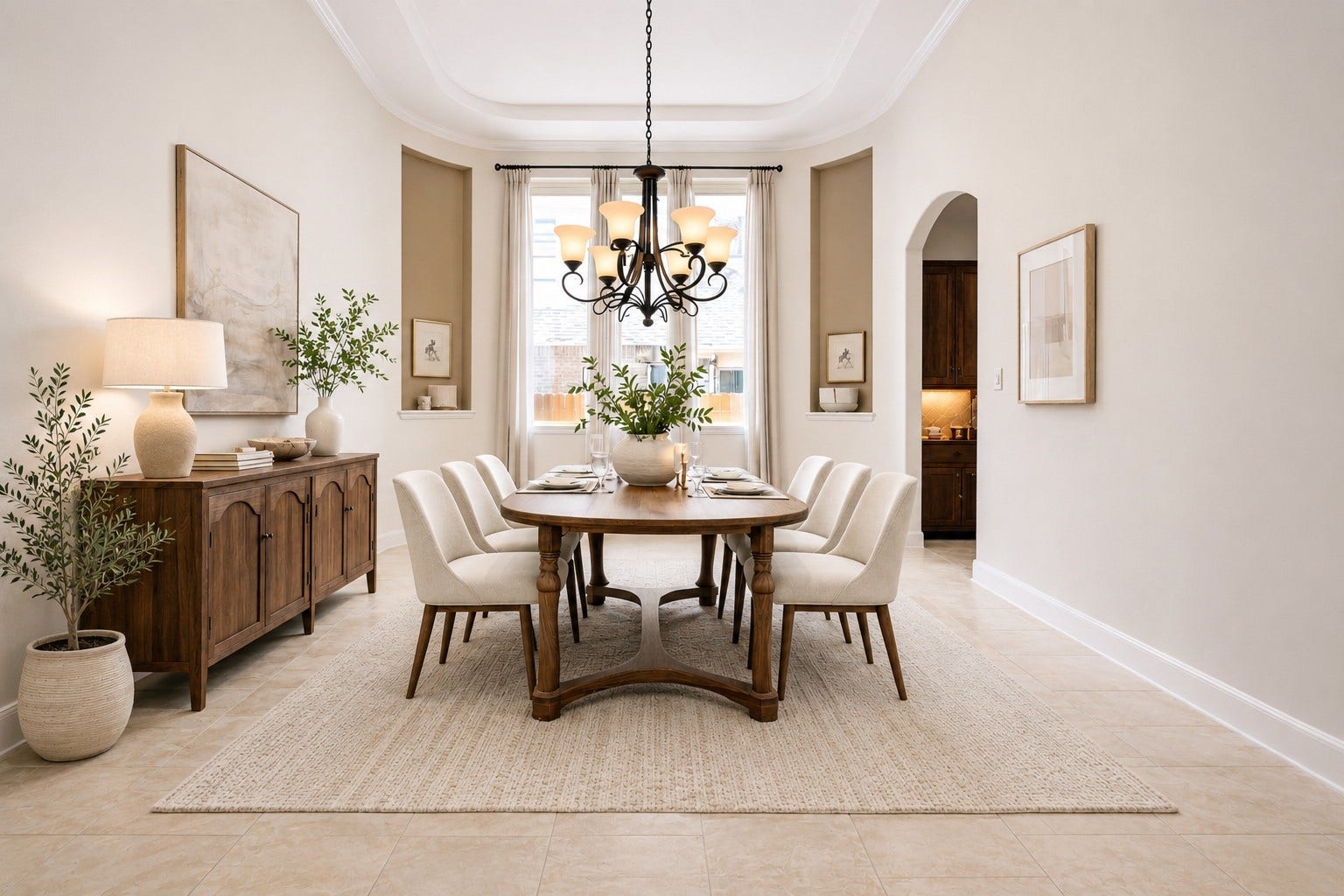 17307 Pentland Court, Richmond, TX 77407 Virtually staged dining room.