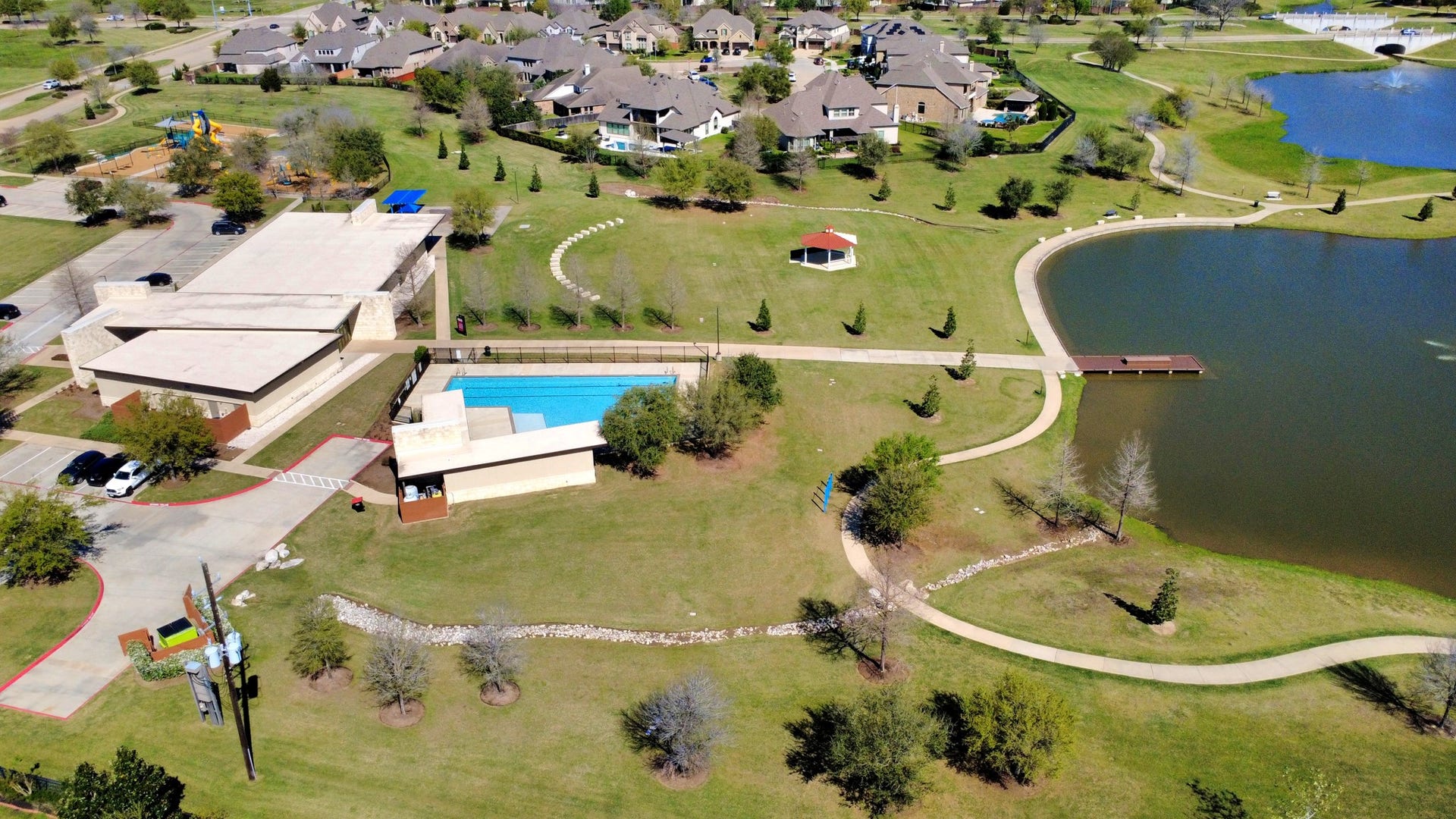 17307 Pentland Court, Richmond, TX 77407 Aerial view of The Westmoor Club.
