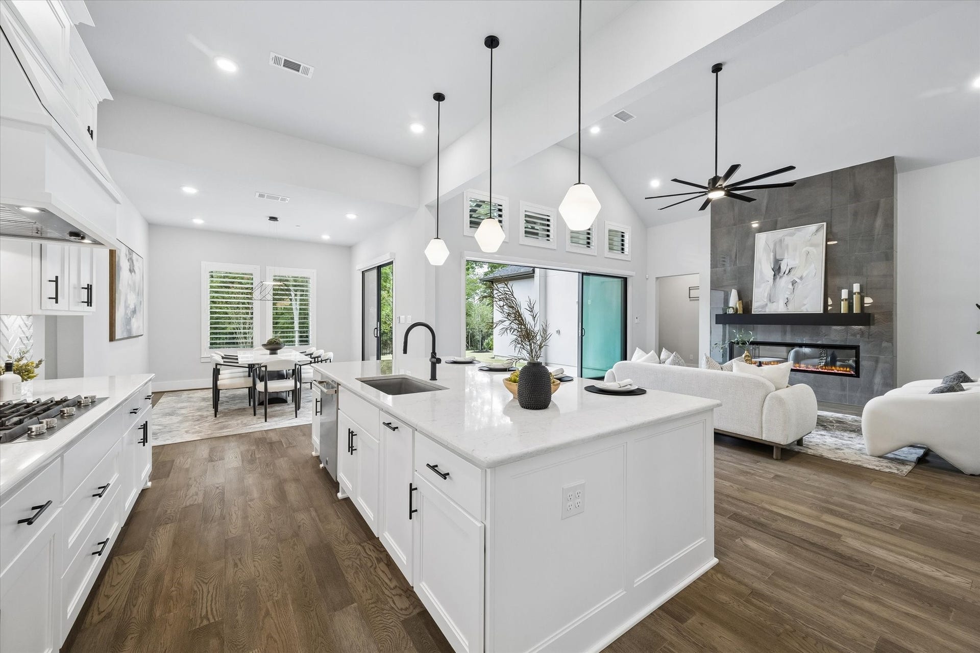 27720 Hazelbrook Lane, Spring, TX 77386 All of the Lighting and Fixtures have been upgraded in this home. There is also additional Recessed Lighting & tons of windows letting in a nice amount of natural sunlight.
