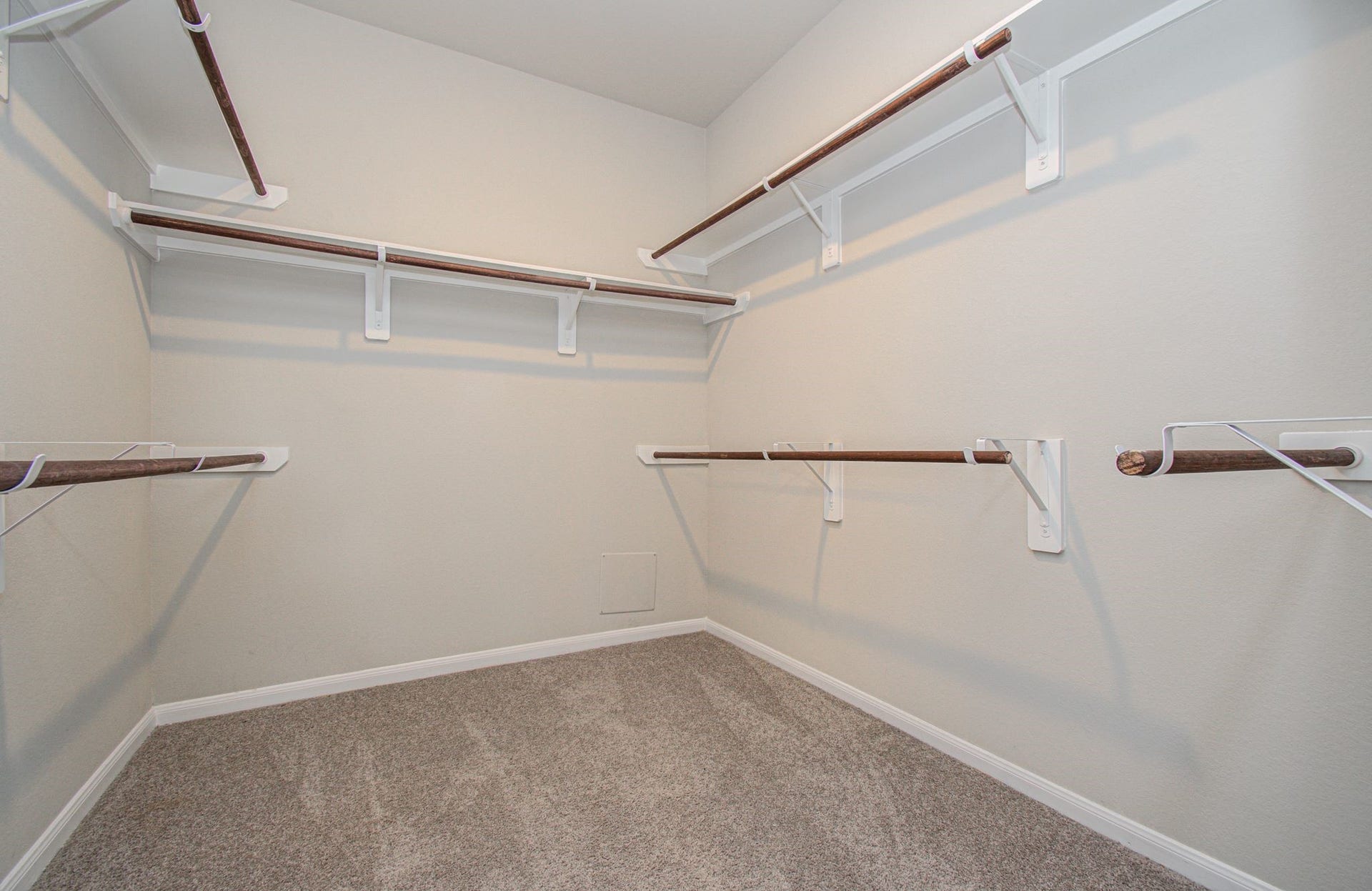 Large primary closet