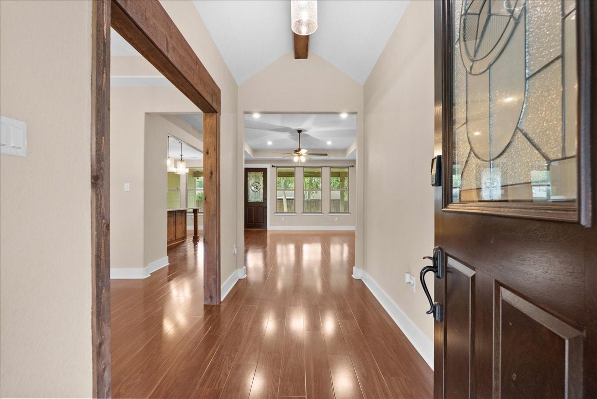 103 Begonia, Lake Jackson, TX 77566 Entry way with formal dining area to the left