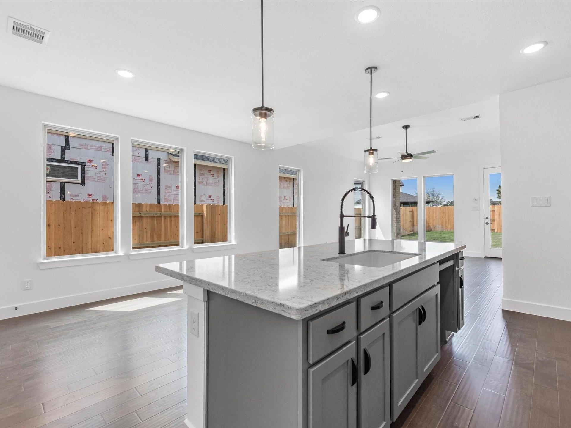 7307 Winding Aster Way, Katy, TX 77493 view from the kitchen