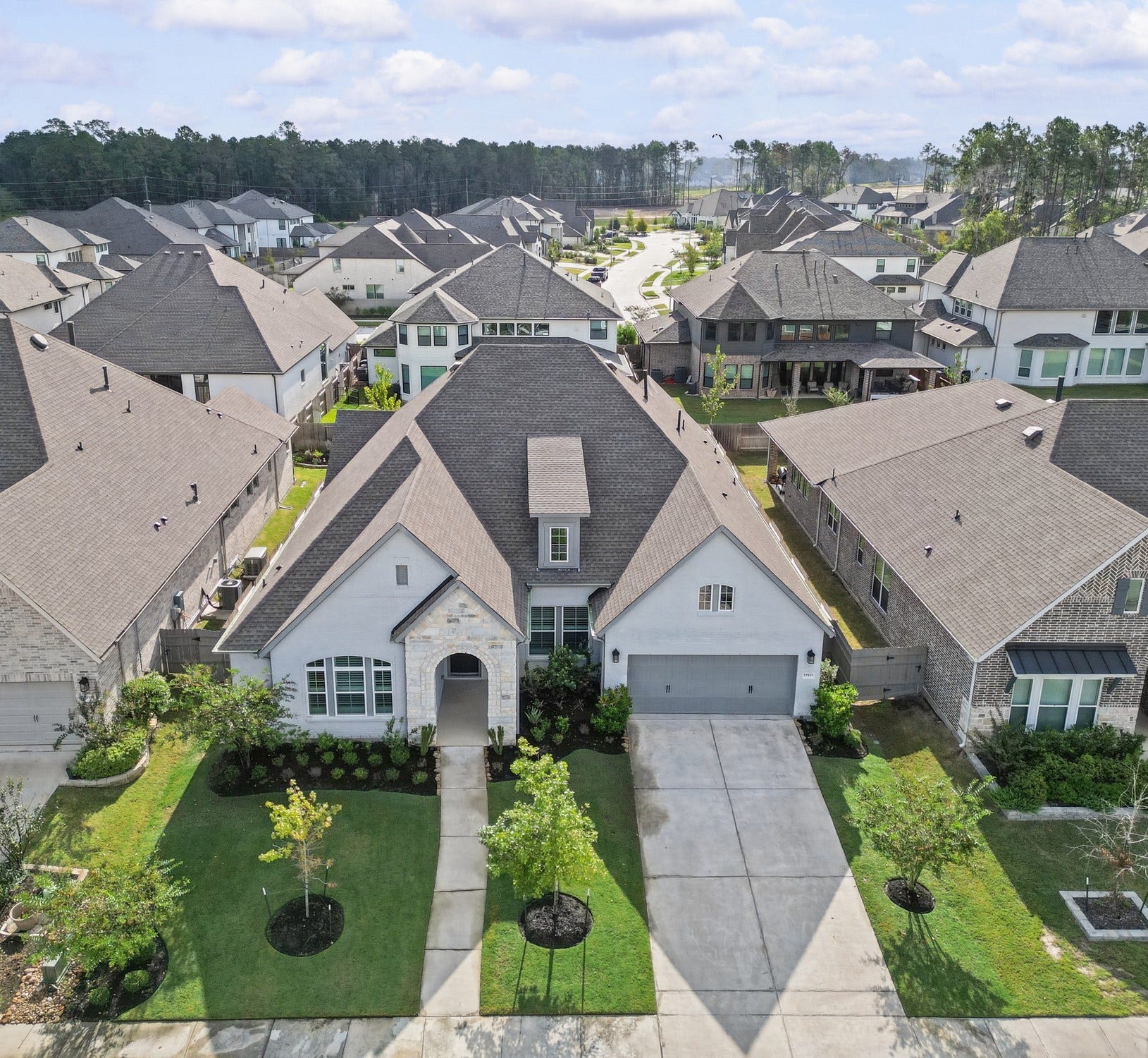 17521 Limoncello Lane, Conroe, TX 77302 Beautiful Front Exterior
