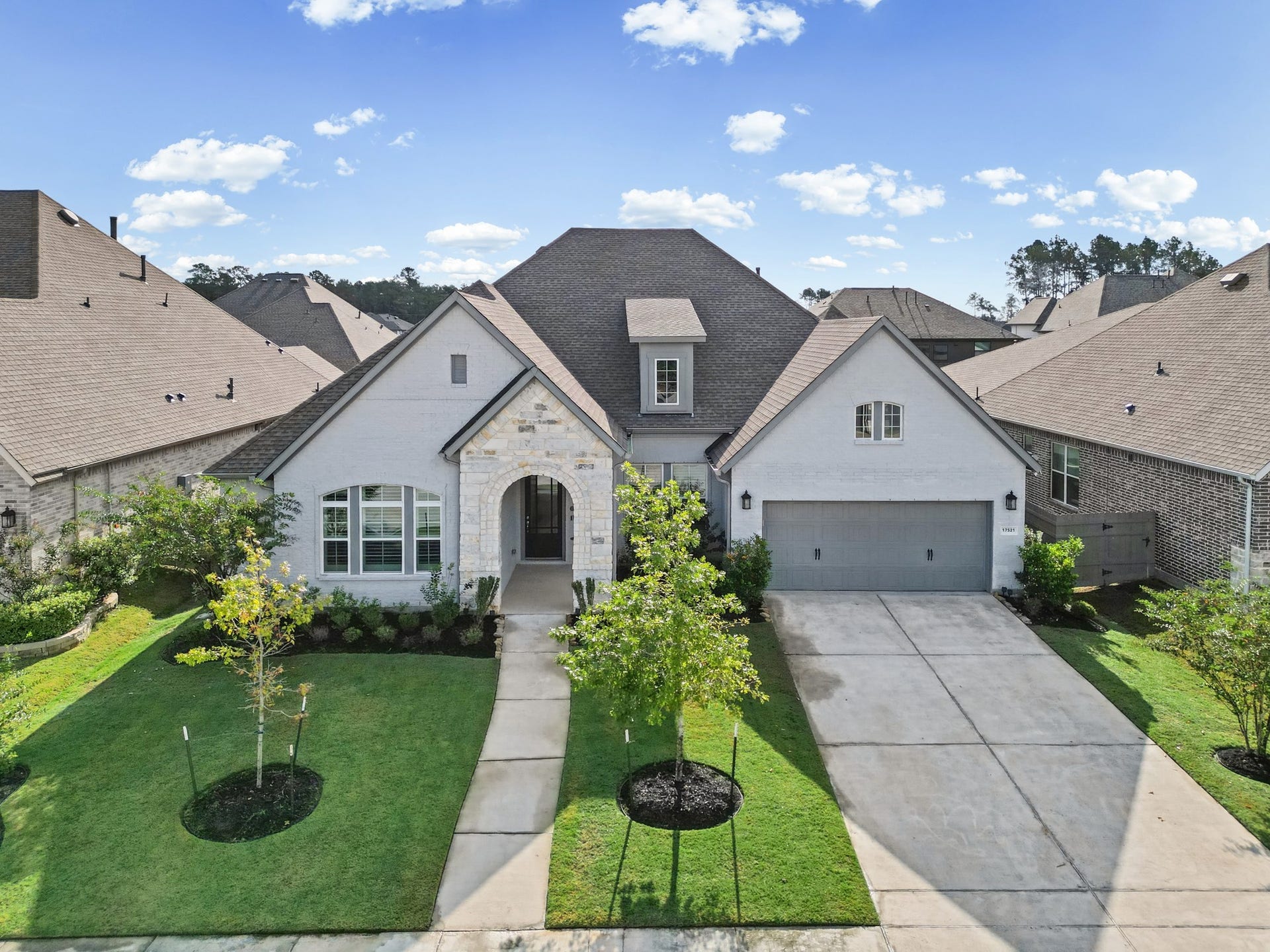 17521 Limoncello Lane, Conroe, TX 77302 Beautiful Front Exterior