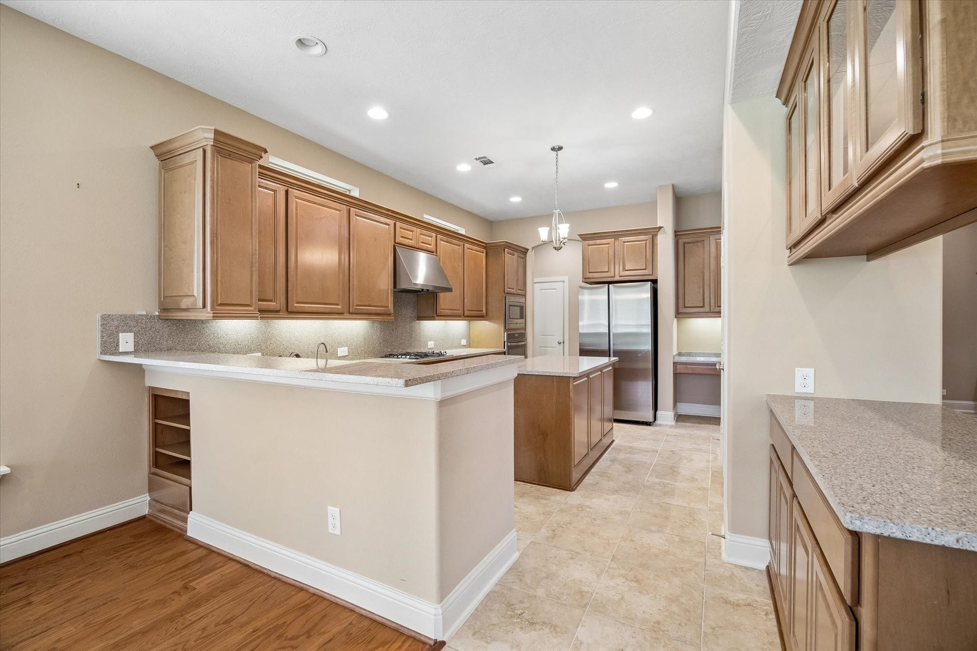 14407 Tivoli Drive, Houston, TX 77077 Another view of the kitchen and breakfast bar