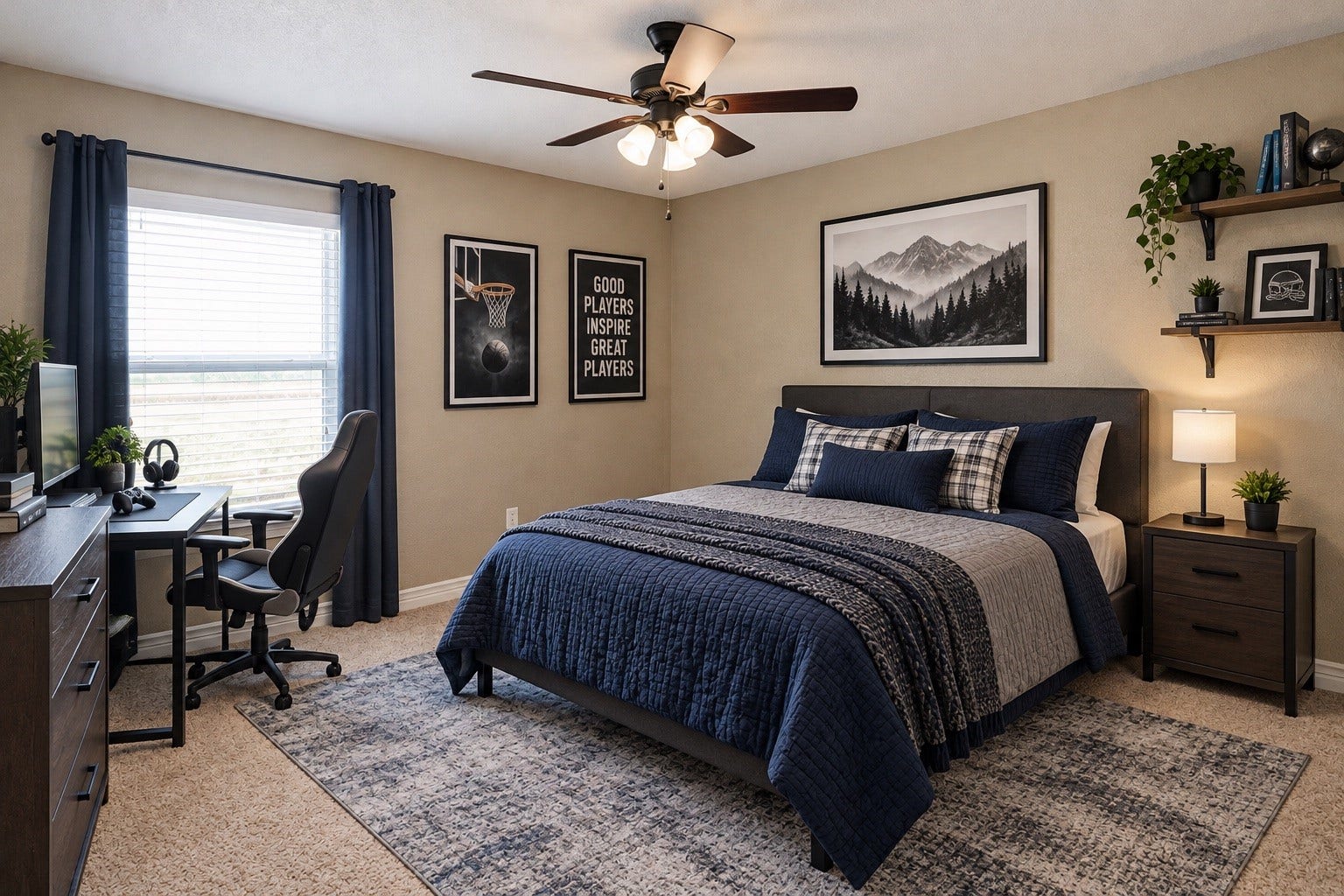 10203 Hidden Creek Falls Lane, Brookshire, TX 77423 VIRTUAL 4TH BEDROOM