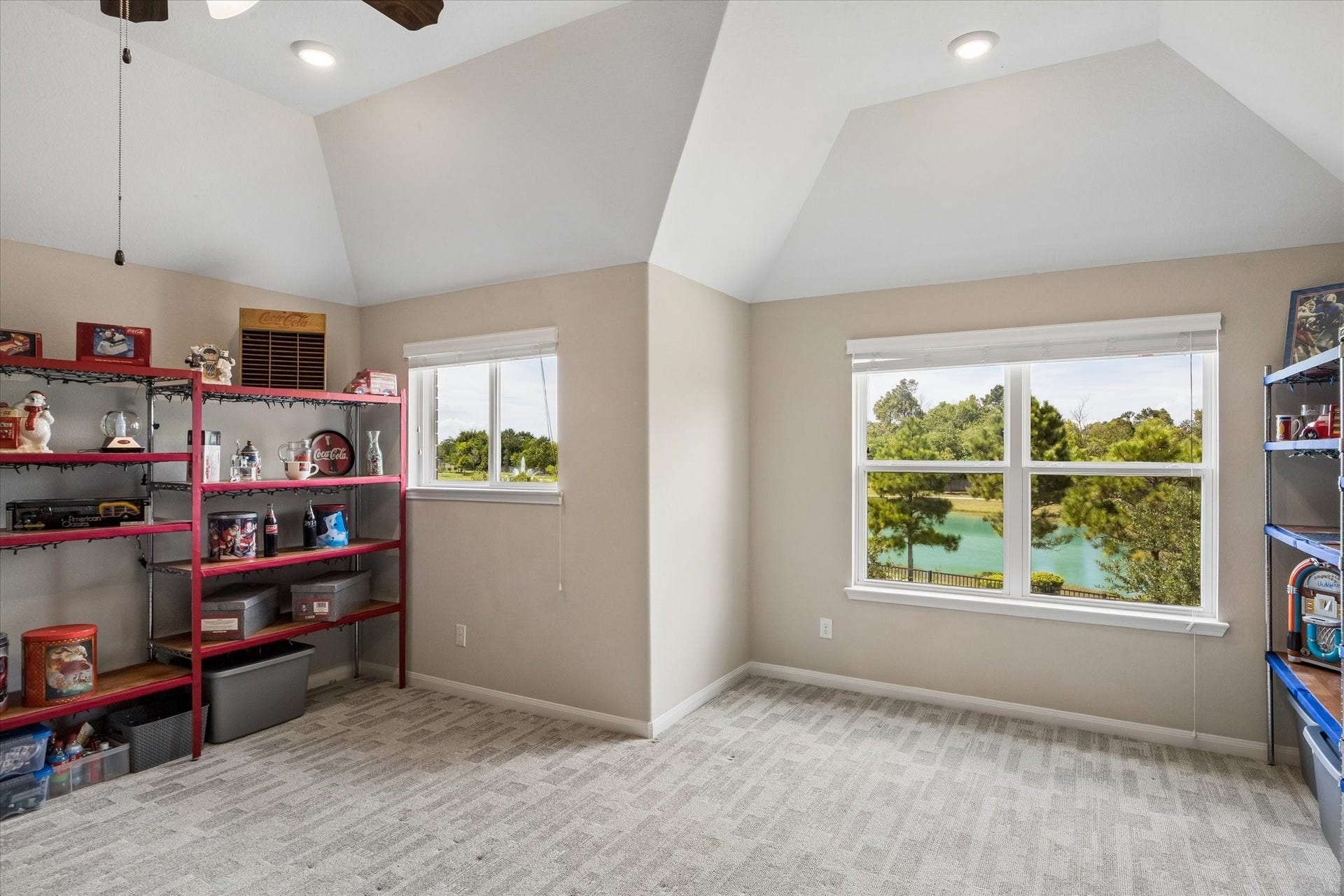 7203 Lake View Terrace Drive, Pearland, TX 77584 Lake view from Game room