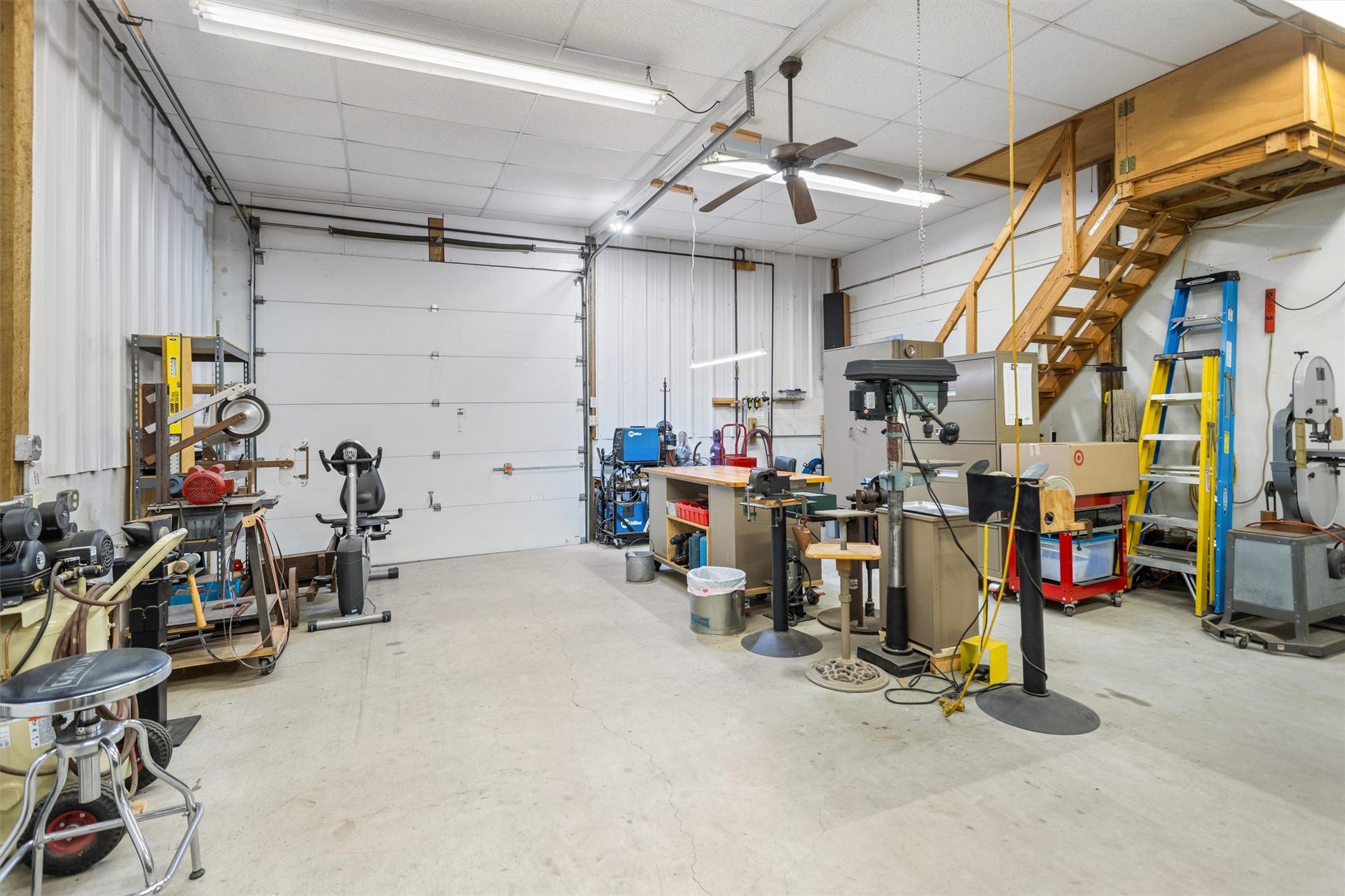 18181 Rabon Chapel Road, Montgomery, TX 77316 Oversized workshop with 2 roll-up doors.